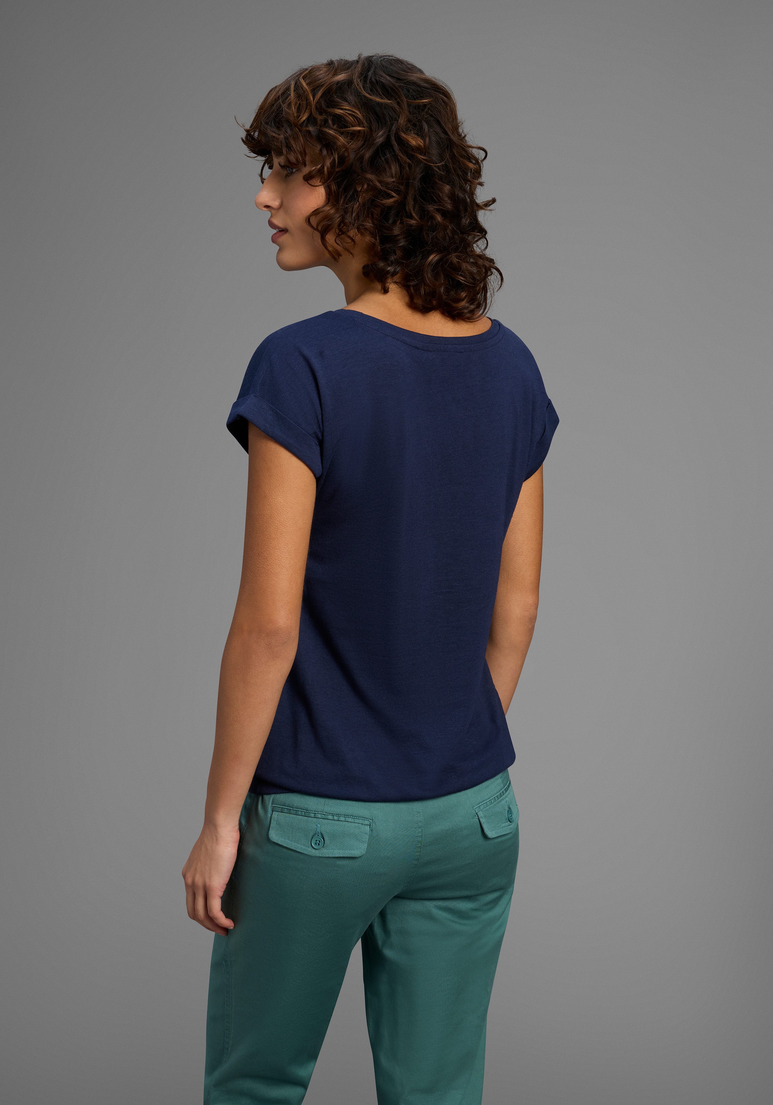 Flashlights T-Shirt Kurzarm, Saum mit Gummibund, günstig online kaufen