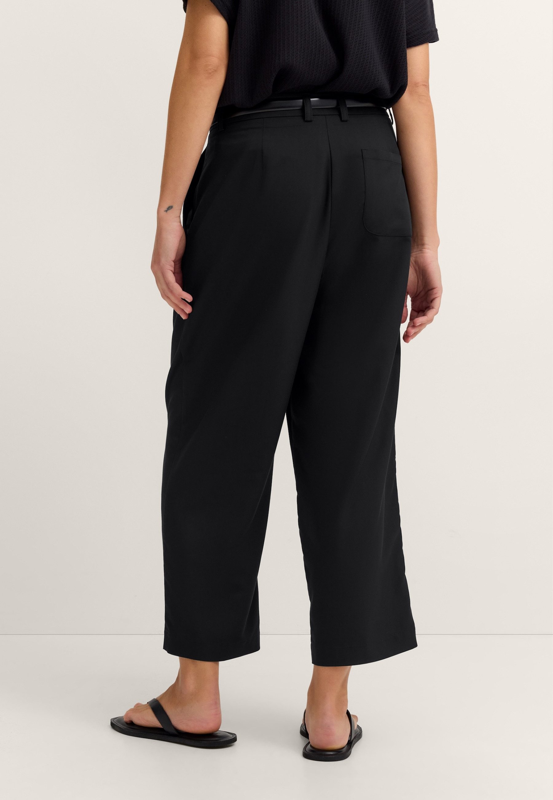 bugatti Stoffhose Modern Fit mit Bundfalte