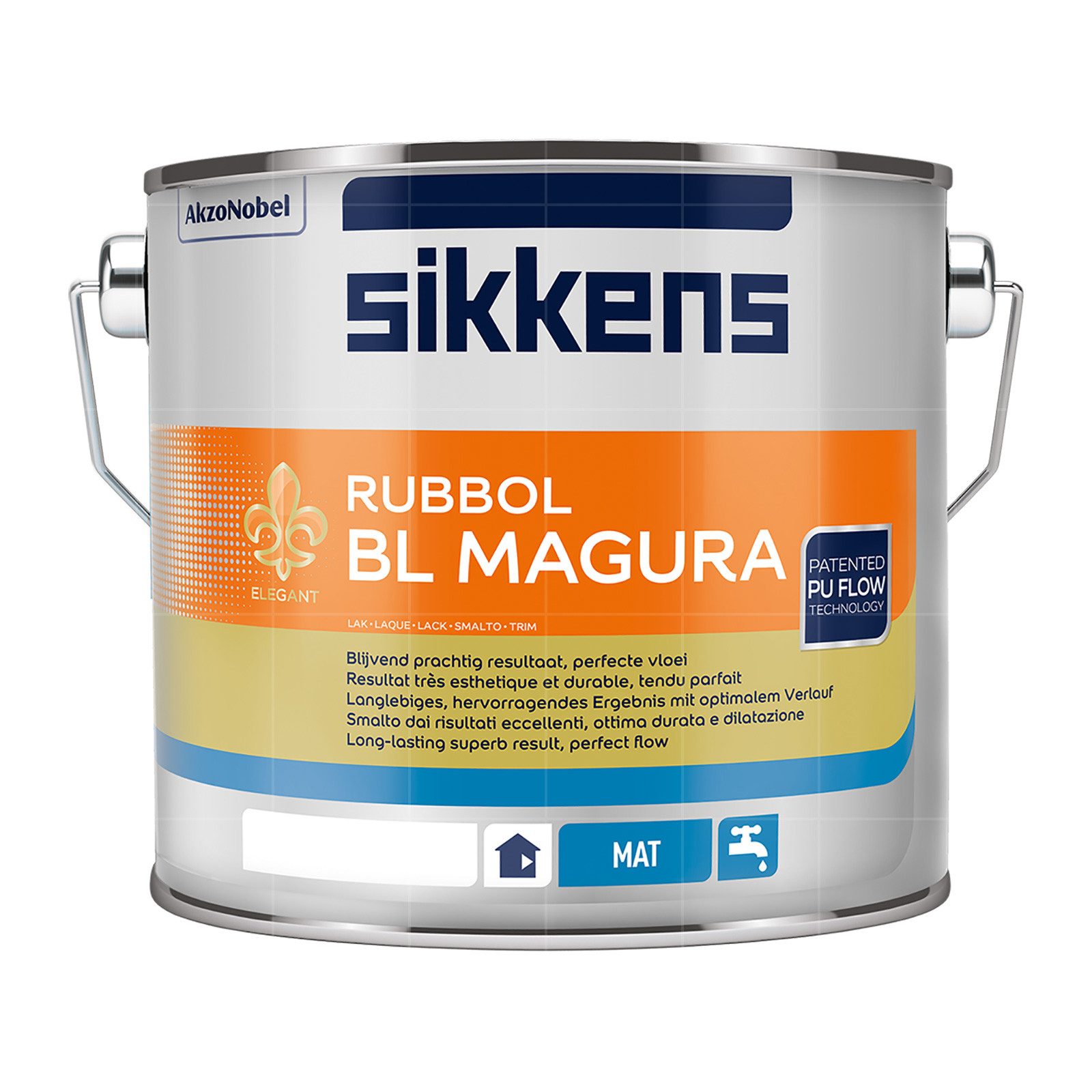 Sikkens Lack RUBBOL BL MAGURA - 2.5 LTR (WEISS)