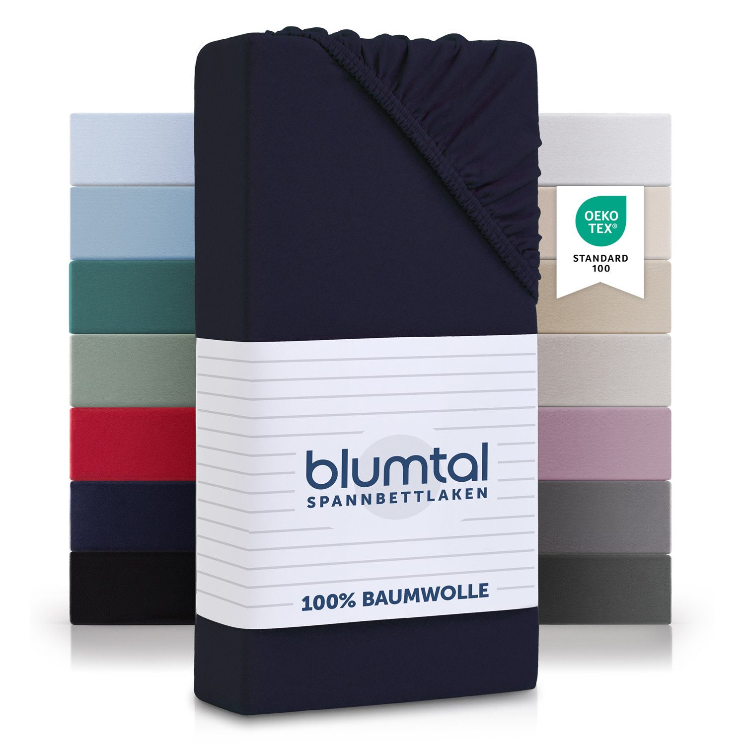 Blumtal Spannbettlaken Blumtal Basics 100% Baumwolle, günstig online kaufen