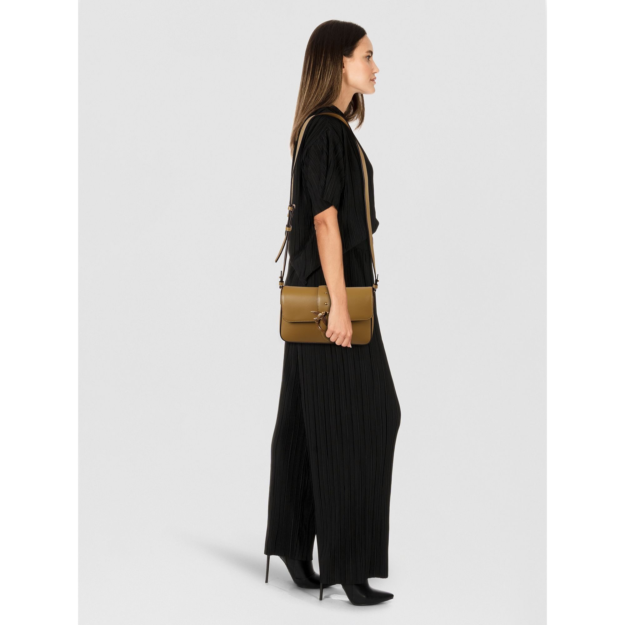 PINKO Umhängetasche Love One, Leder