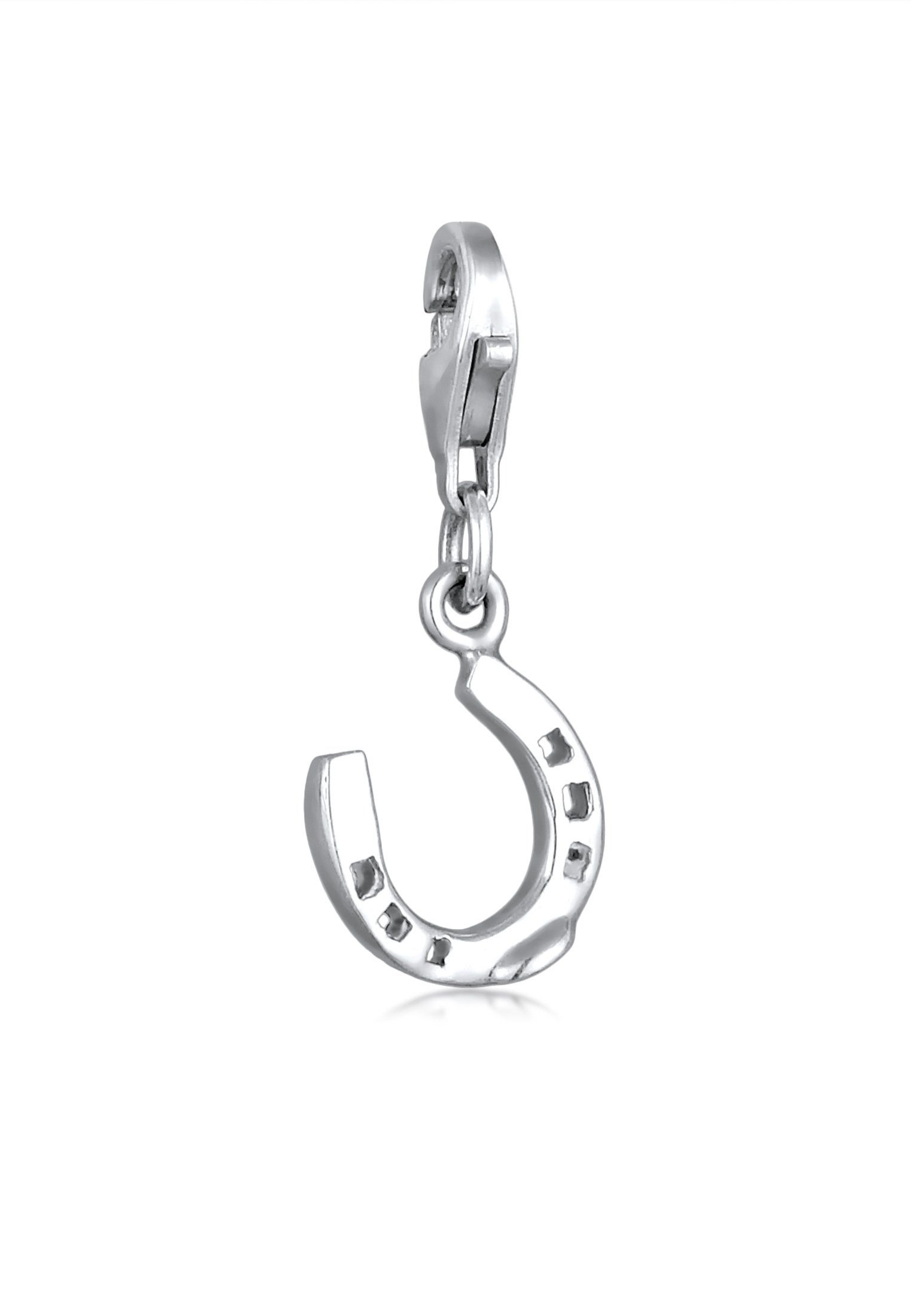 Charm-Einhänger Hufeisen Symbol Anhänger Glück 925 Silber