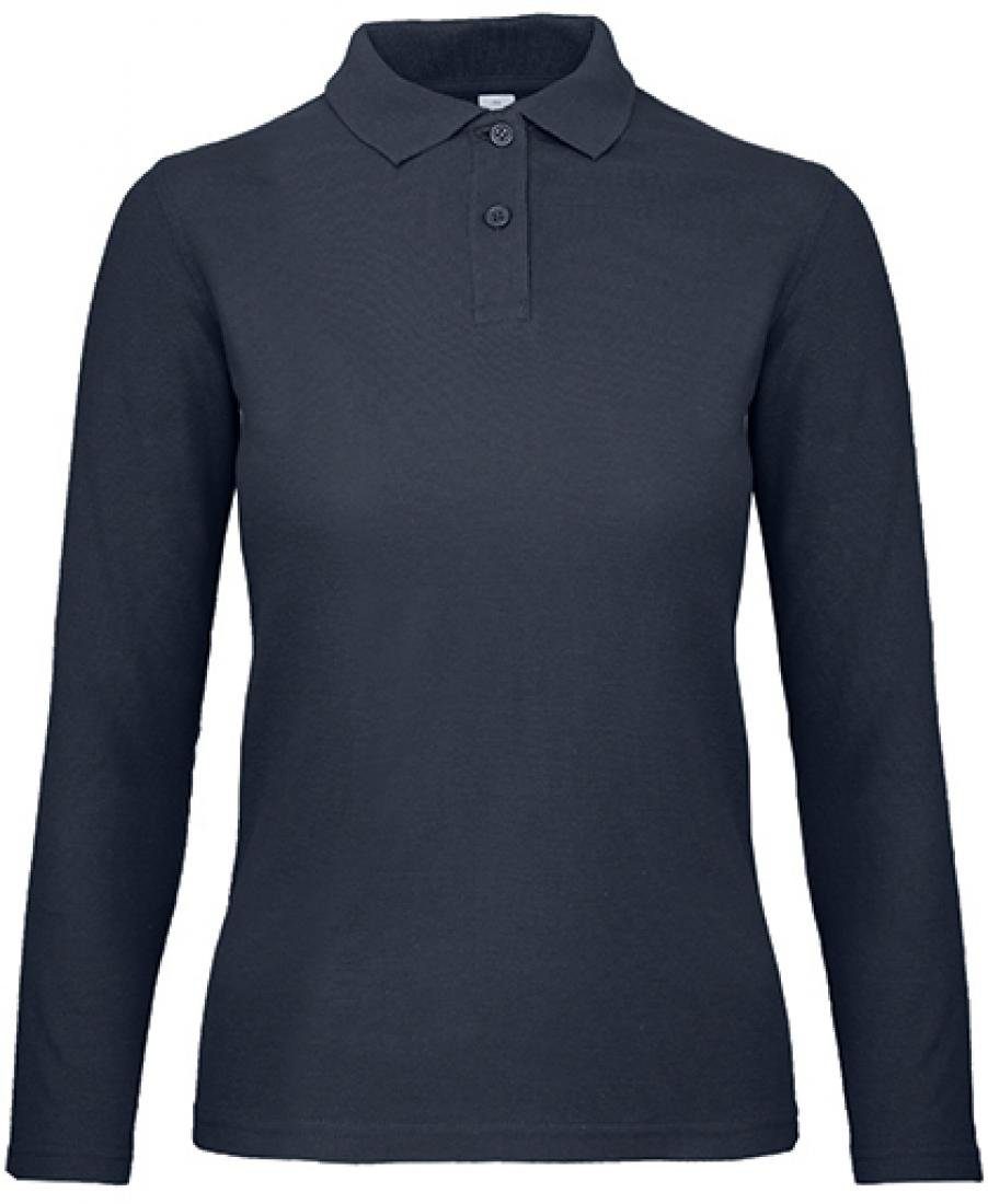 B&C Langarm-Poloshirt Damen Long Sleeve Polo günstig online kaufen