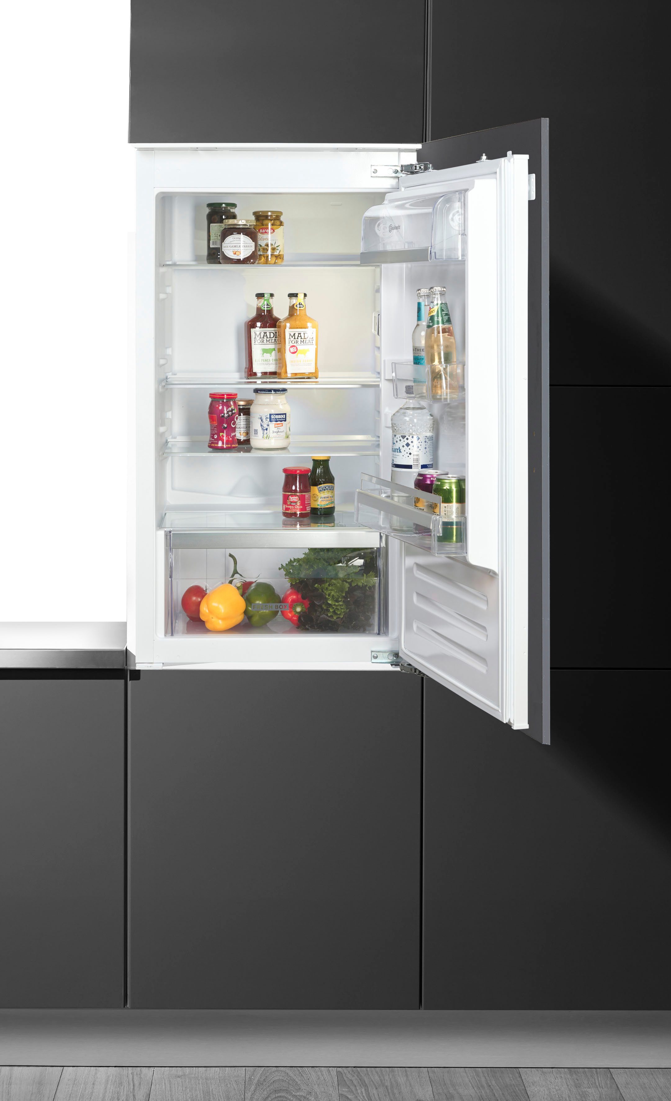 BAUKNECHT Einbaukühlschrank KSI 10VF3, 102 cm hoch, 55,7 cm breit, Abtauautomatik im Kühlteil
