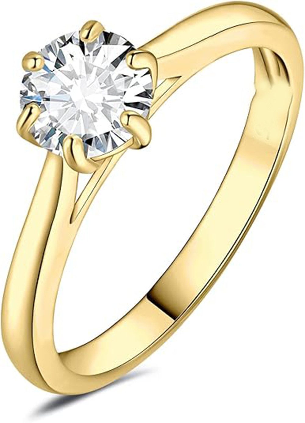 Diamantring 1ct VS1,lab grown diamant ring,verlobungsring,damen geschenk