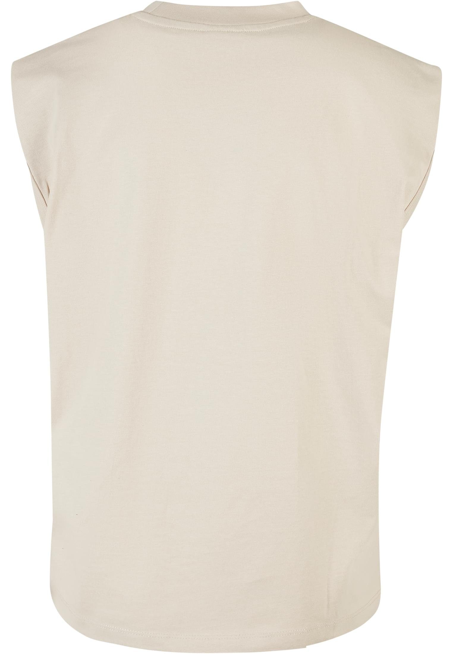 Tank URBAN Ladies Shoulder Organic CLASSICS softseagrass Heavy T-Shirt Damen Top Padded (1-tlg)