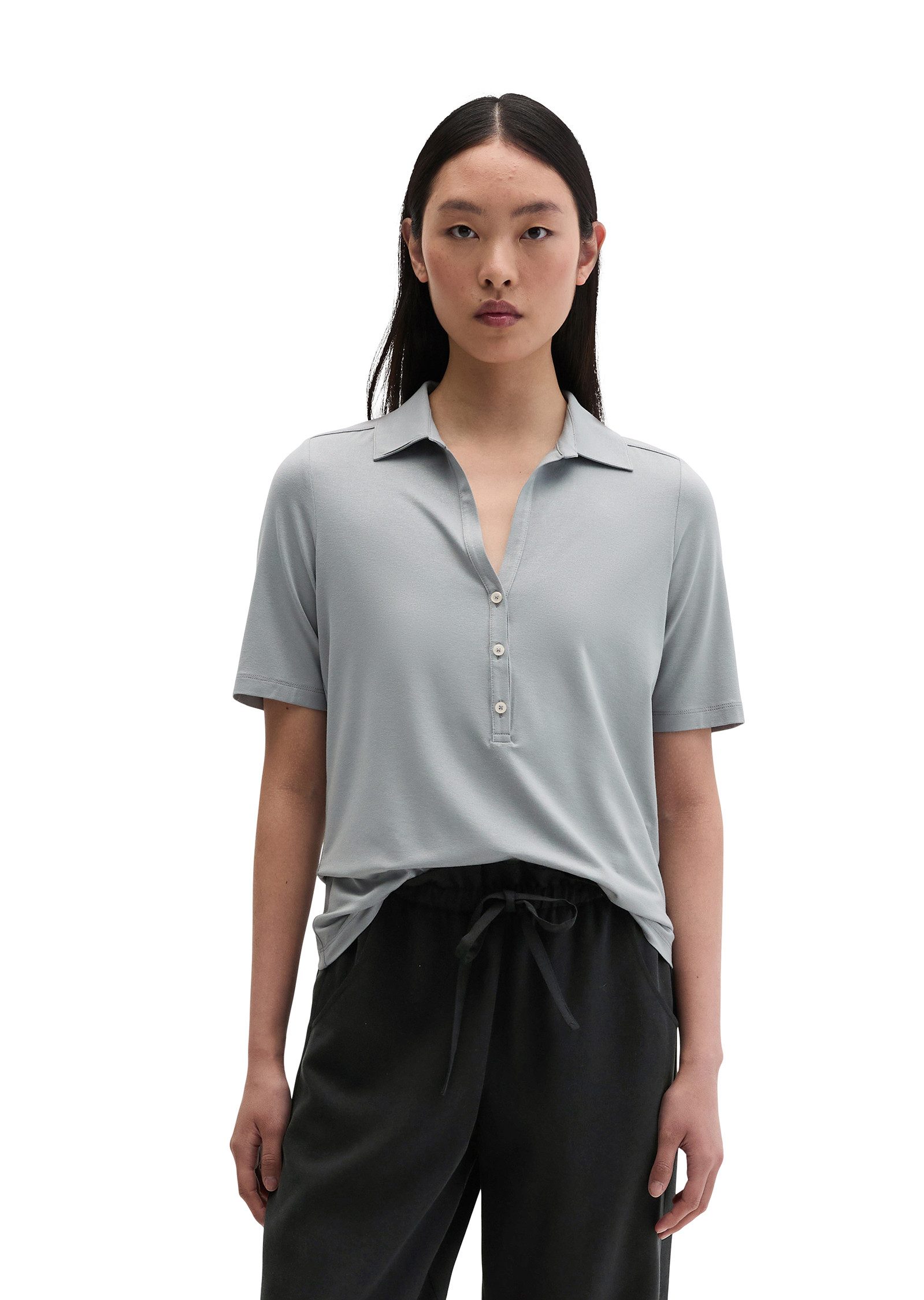 Marc O'Polo Kurzarmshirt aus LENZING™ ECOVERO™