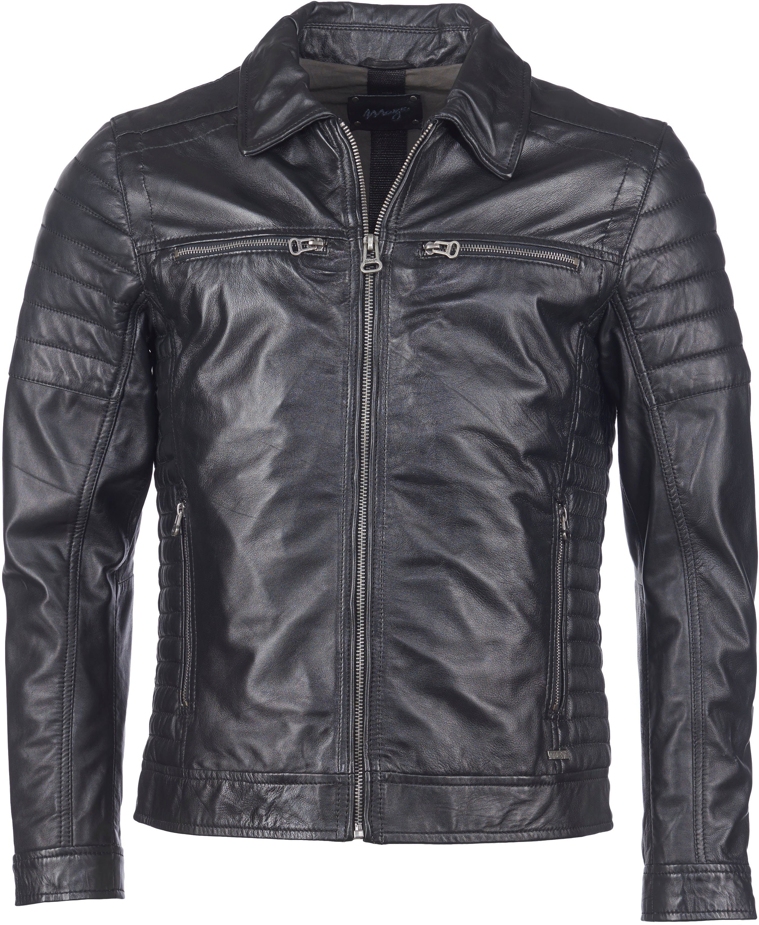 Bikerjacke Maze schwarz