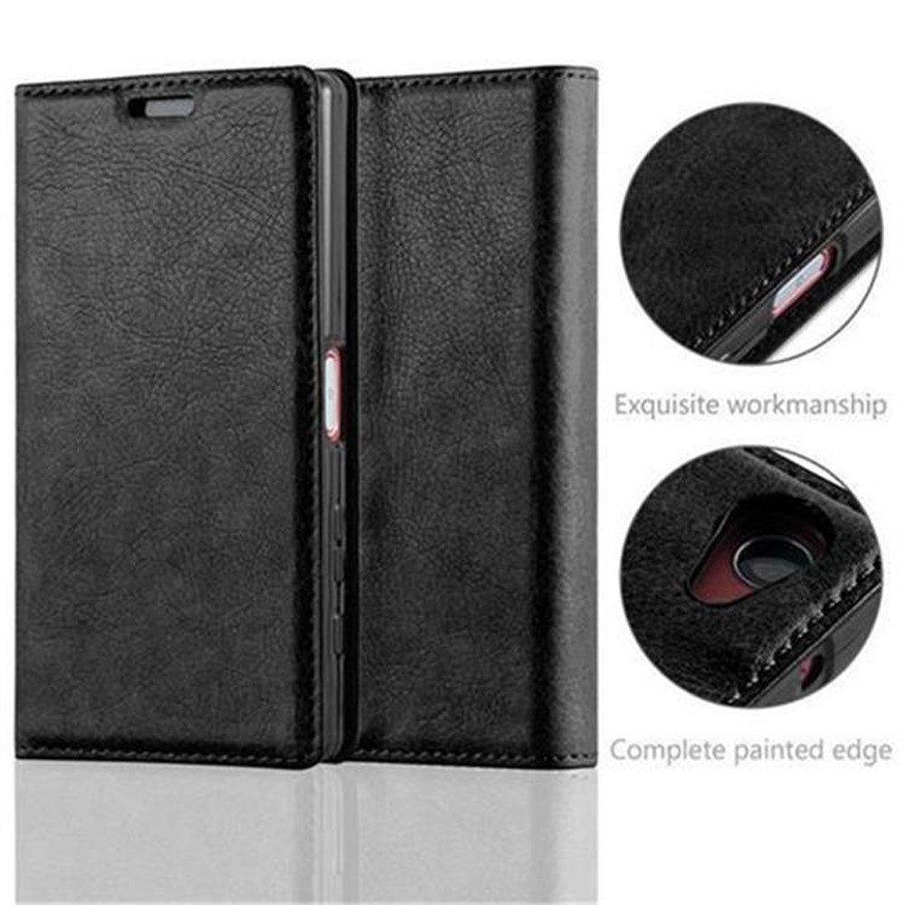 Cadorabo Handyhülle für Sony Xperia Z5 COMPACT Hülle Sony Xperia Z5 COMPACT, Hülle Schutzhülle mit Standfunktion, Magnetverschluss und Kartenfach
