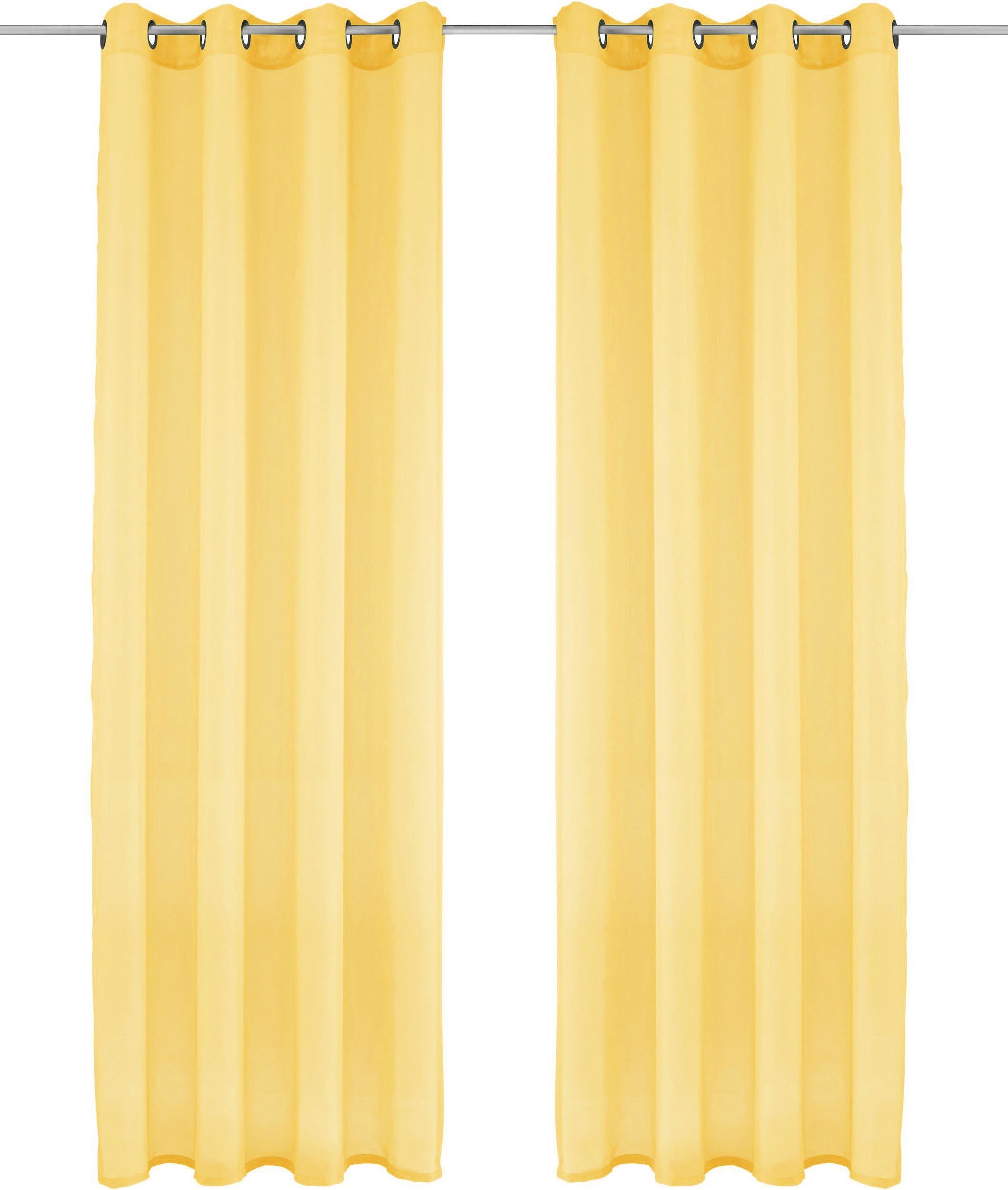 my home Gardine XANA mit Ösen, Kräuselband oder Schlaufen (1 St), Ösen, tra günstig online kaufen