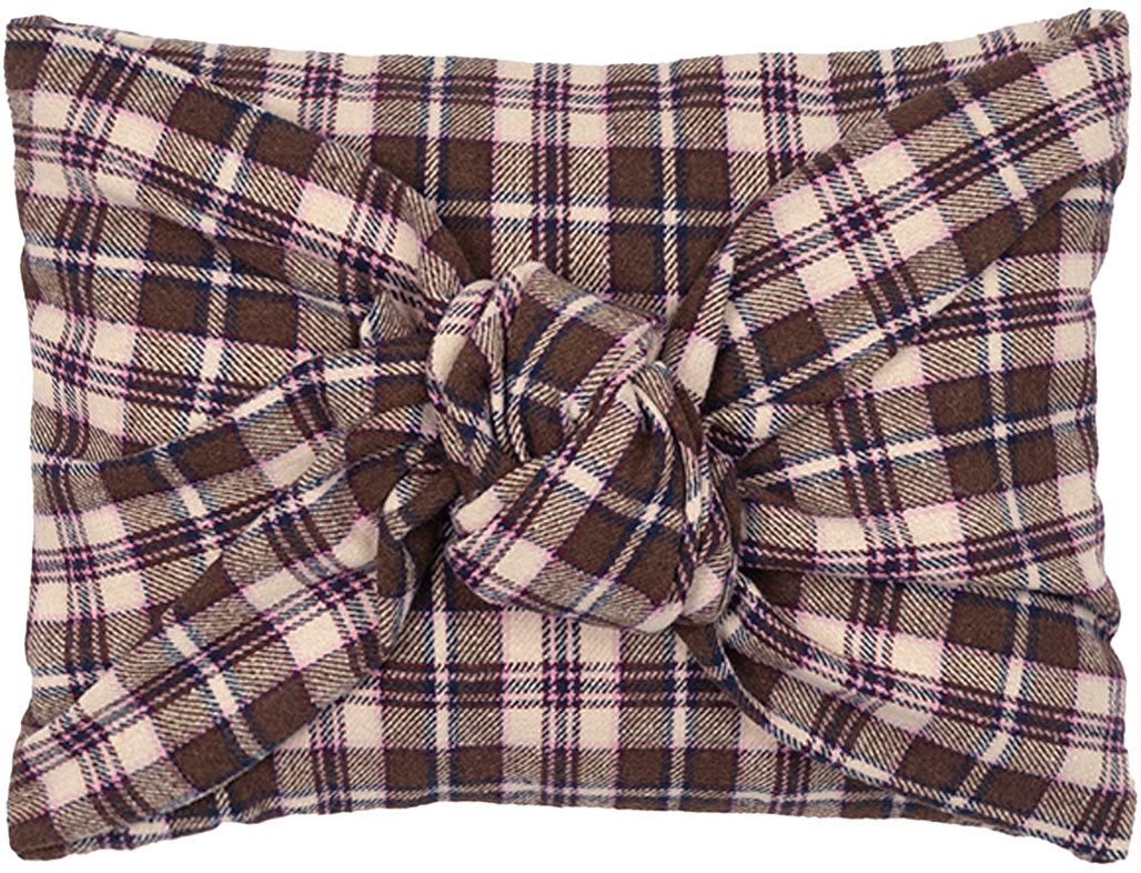 PAD Dekokissen TARTAN BOW, Made in Europe, Kissenhülle ohne Füllung, Karo-Design, 1 Stück, 30x40 cm