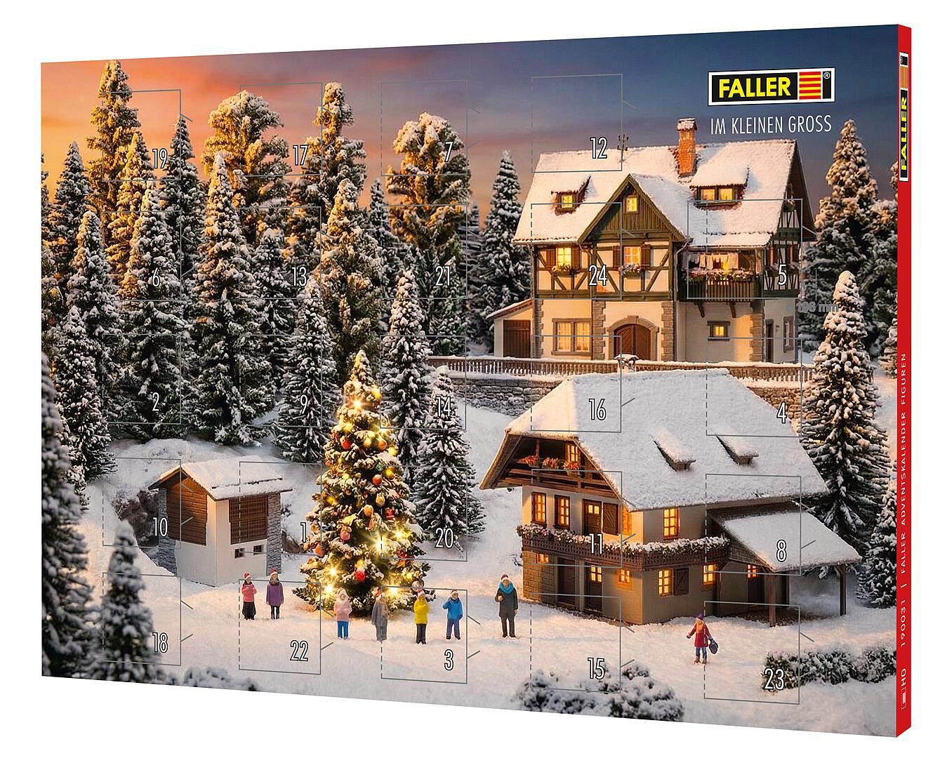 Faller Adventskalender Faller H0 190031 Bausatz oder Dekoration FALLER Adventskalender Figure