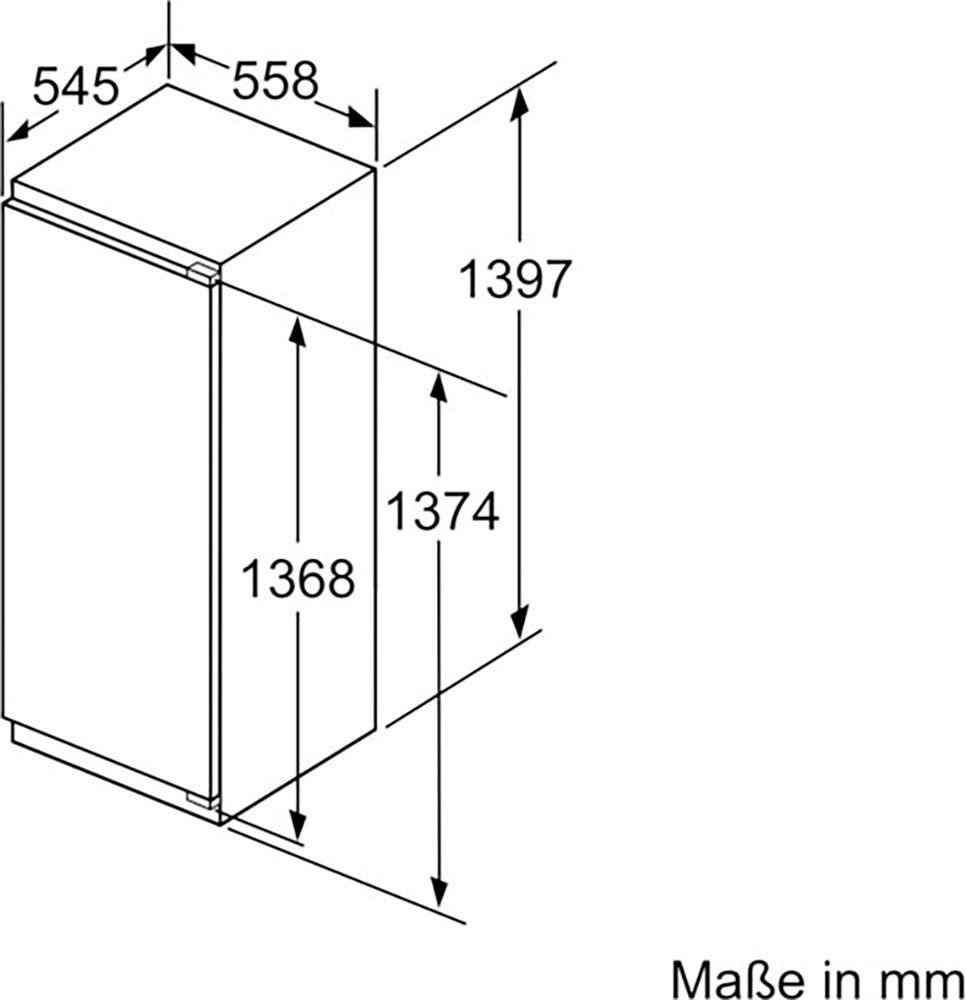 NEFF Einbaukühlschrank N 70 KI1513FE0, hoch, 139,7 cm breit cm 55,8