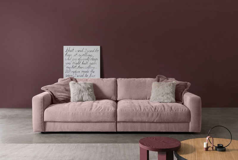 BETYPE Big-Sofa Be Comfy, 2 Teile, verschiedene Tiefen und wahlweise mit manueller Sitztiefenverstellung