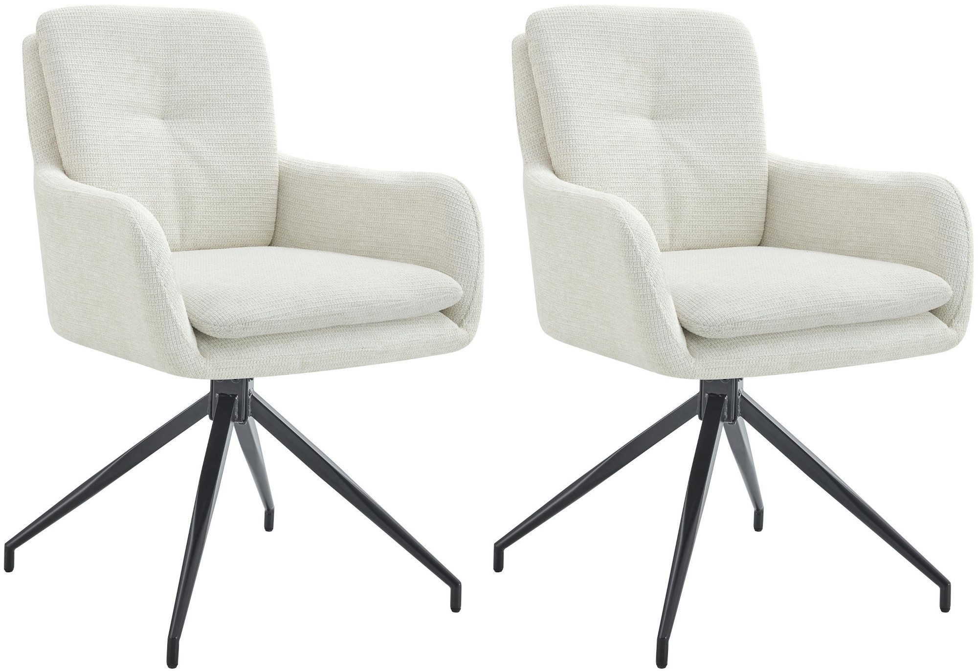 CLP Esszimmerstuhl Pickett (2er Set), Stoffbezug, günstig online kaufen