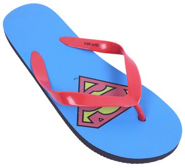 Sarcia.eu Blaue Flip-Flops Superman 36-37 EU Badezehentrenner