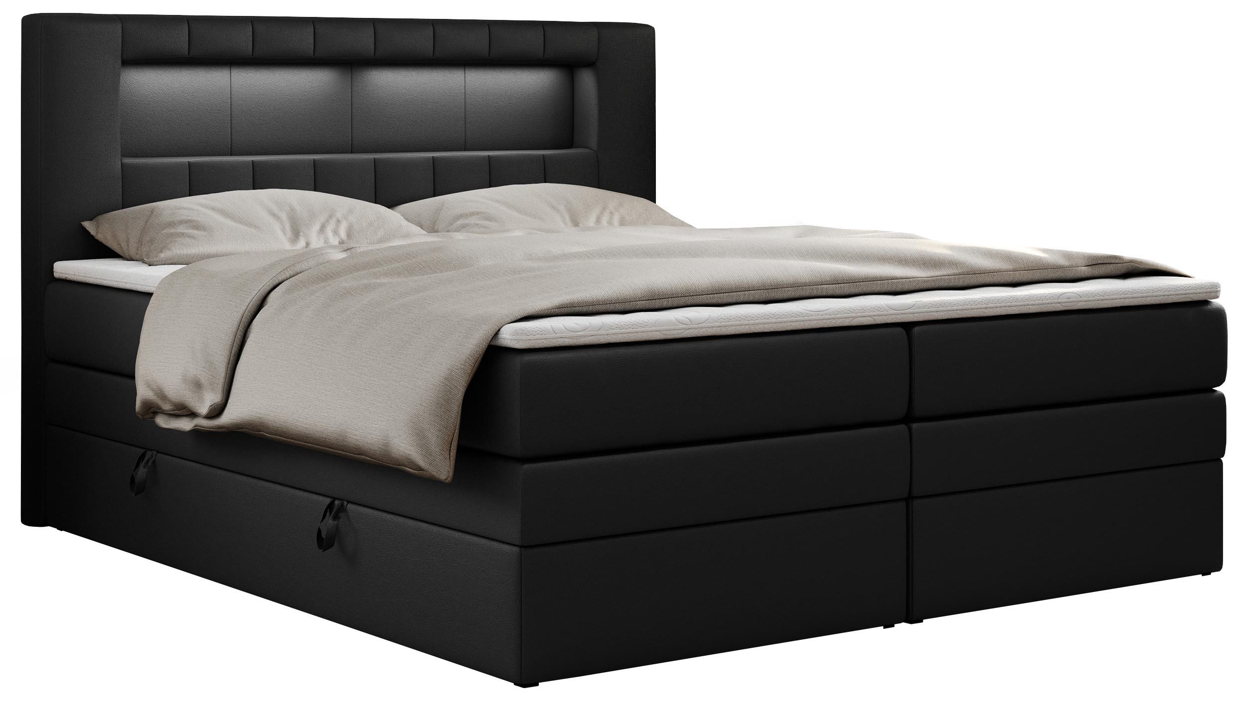 MKS MÖBEL Boxspringbett GOLD 5 KING günstig online kaufen