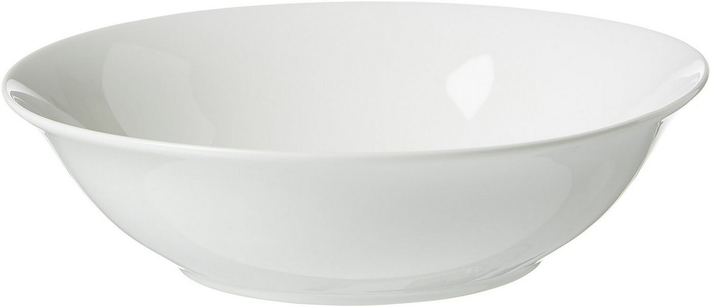 Ritzenhoff & Breker Salatschüssel Servierschale Bianco Porzellan weiss 23 x 23 x 6 cm, Porzellan