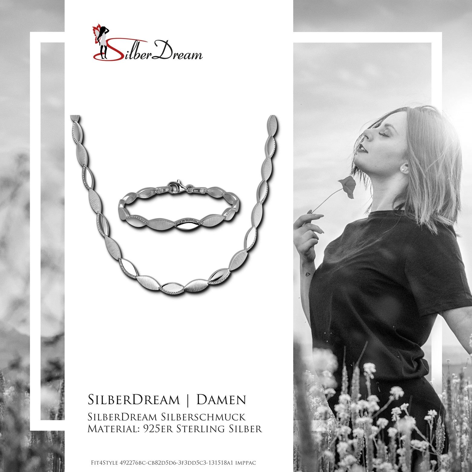SilberDream Schmuckset SilberDream Collier & Armband Zirkonia (2-tlg., Schm günstig online kaufen