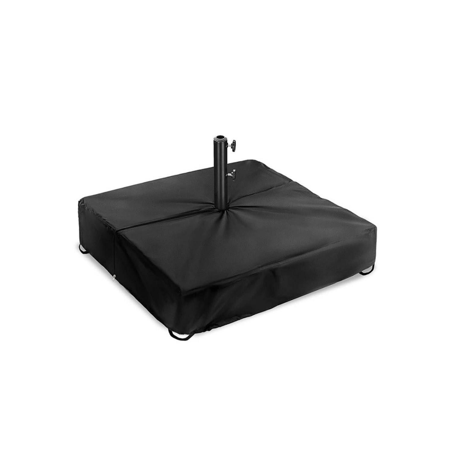 LuxusKollektion Sonnenschirm-Schutzhülle Outdoor Schirmständer Abdeckung Schwarz 210D Oxford (1-St)