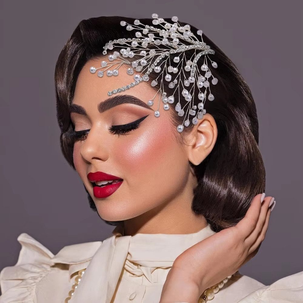 RWEUOQ Haarspange Haarspange Blumenstirnband Hochzeit Haarkamm günstig online kaufen