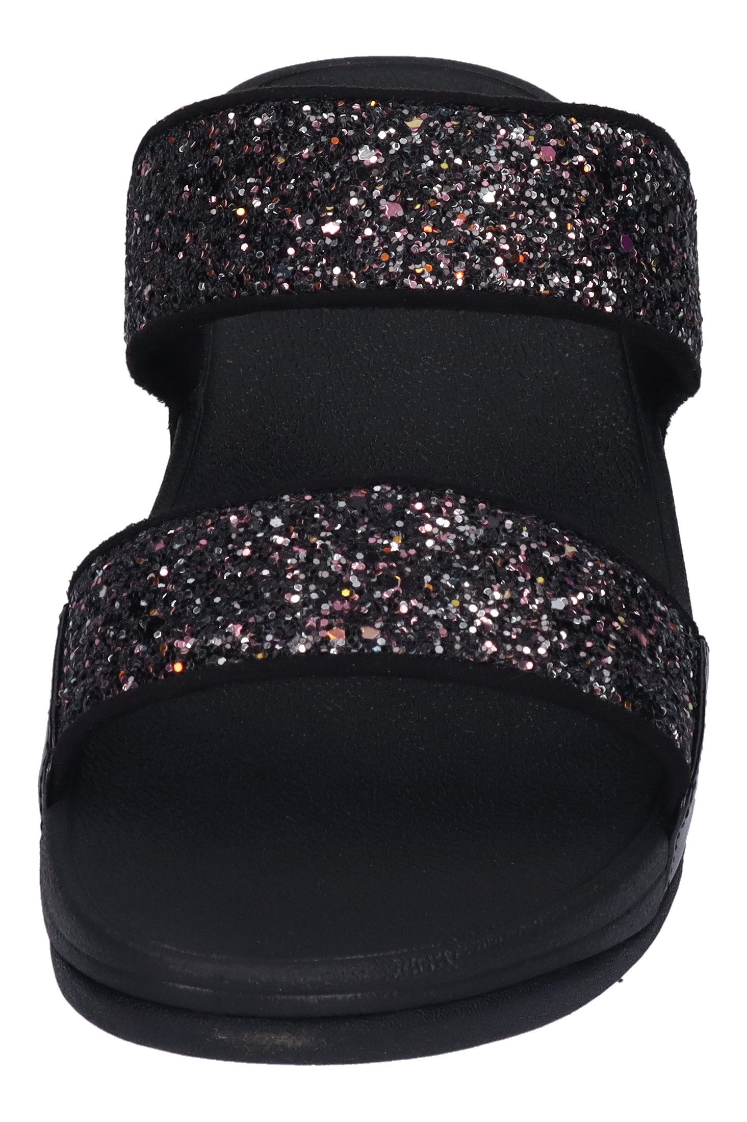 Fitflop LULU MULTI-TONAL GLITTER SLIDES Pantolette Black Multi