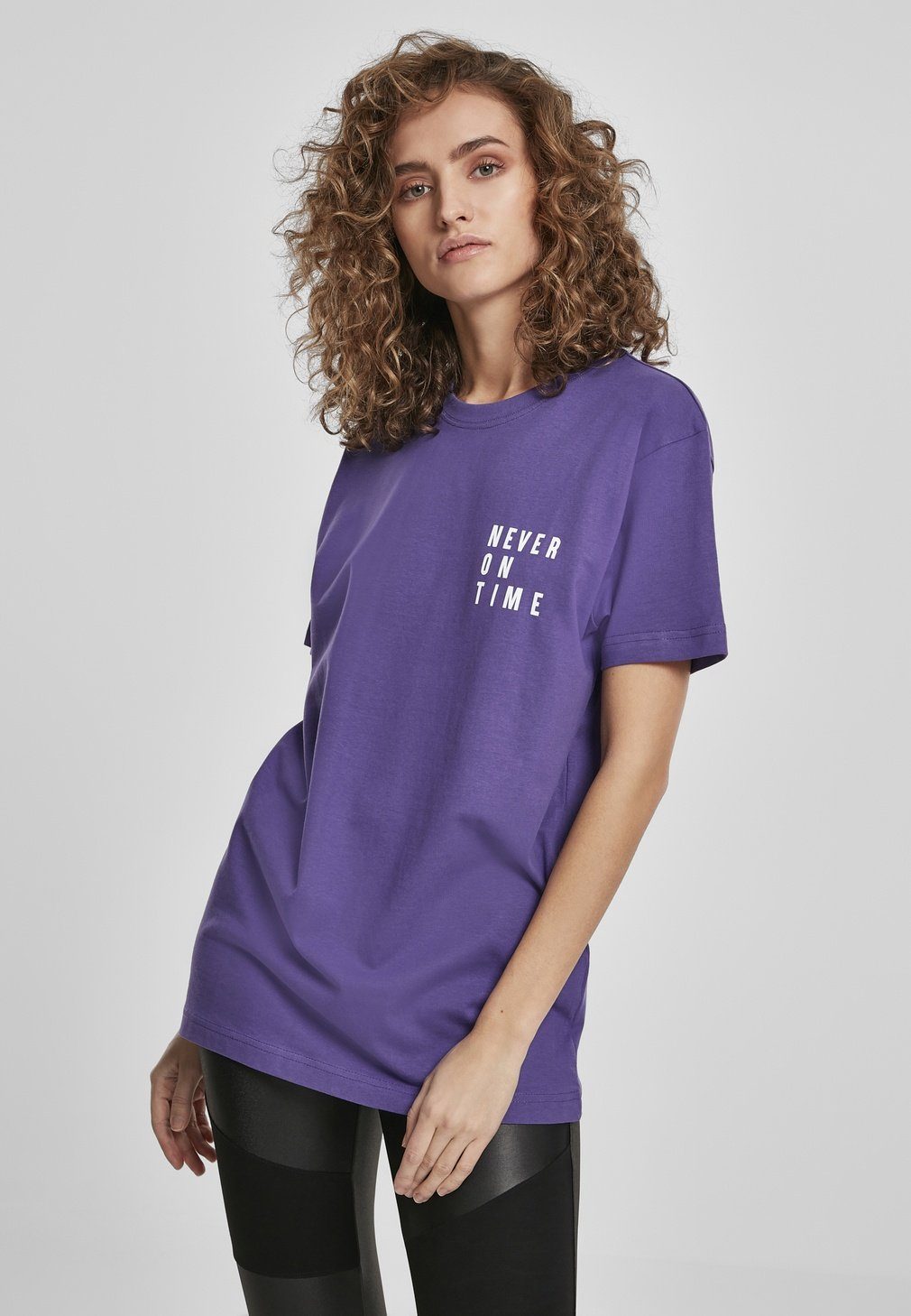 MisterTee Kurzarmshirt "MisterTee Damen Ladies Exhale Tee", (1 tlg.) günstig online kaufen