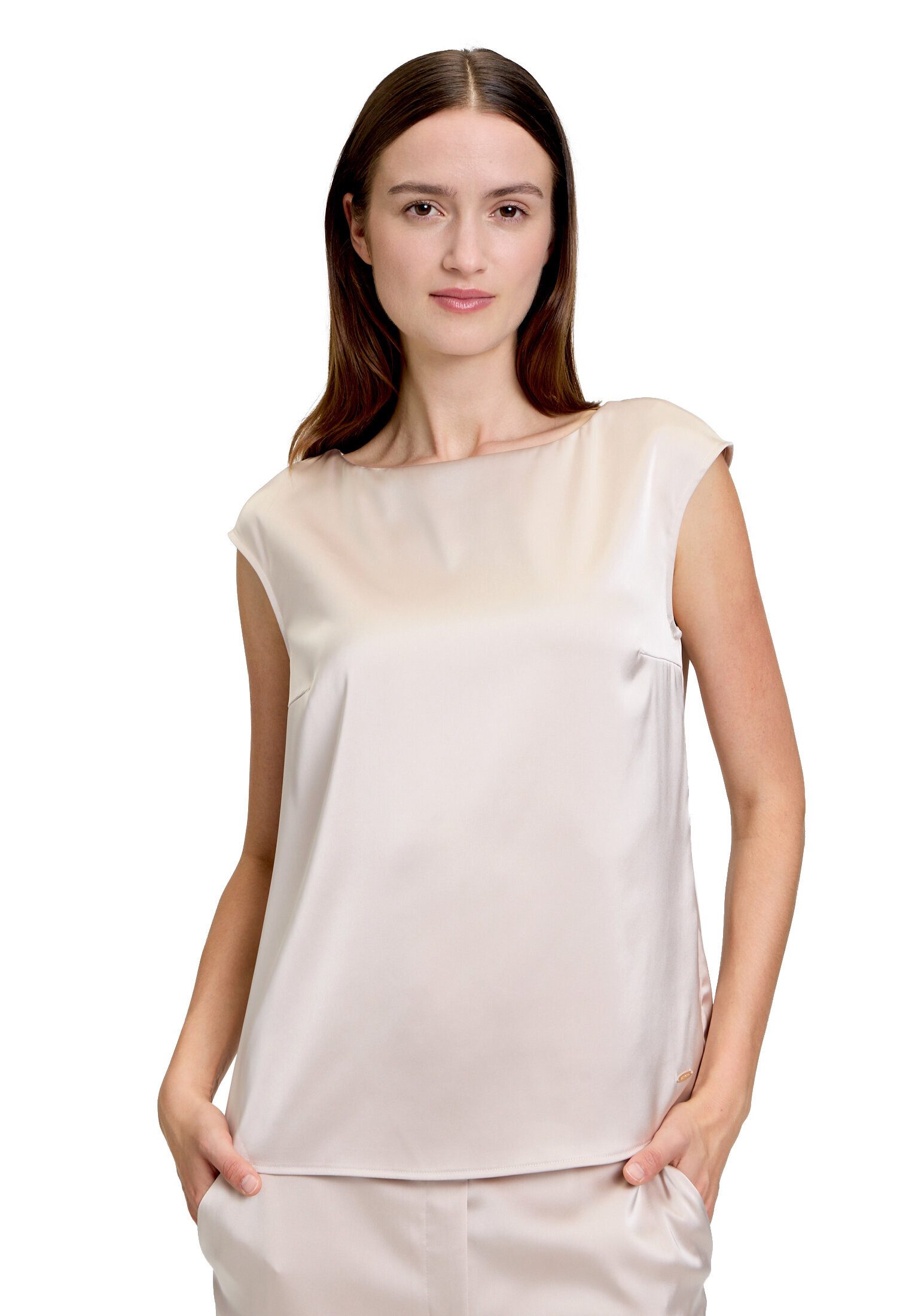 Betty&Co Blusentop Damen mit Glanzeffekt