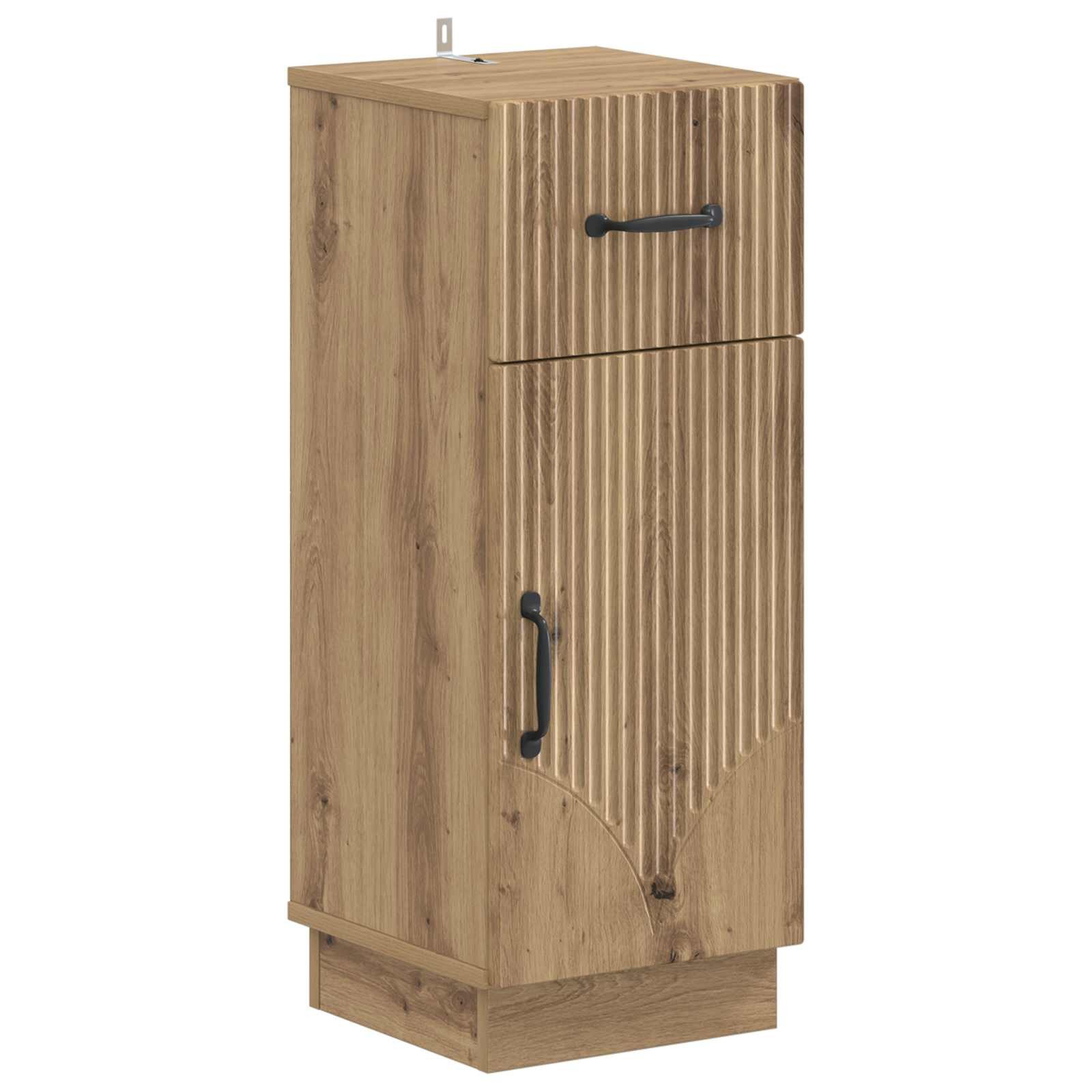 vidaXL Gartenlounge-Set 2-teiliges Badezimmer Schrank Set HOORN Artisan-Eiche