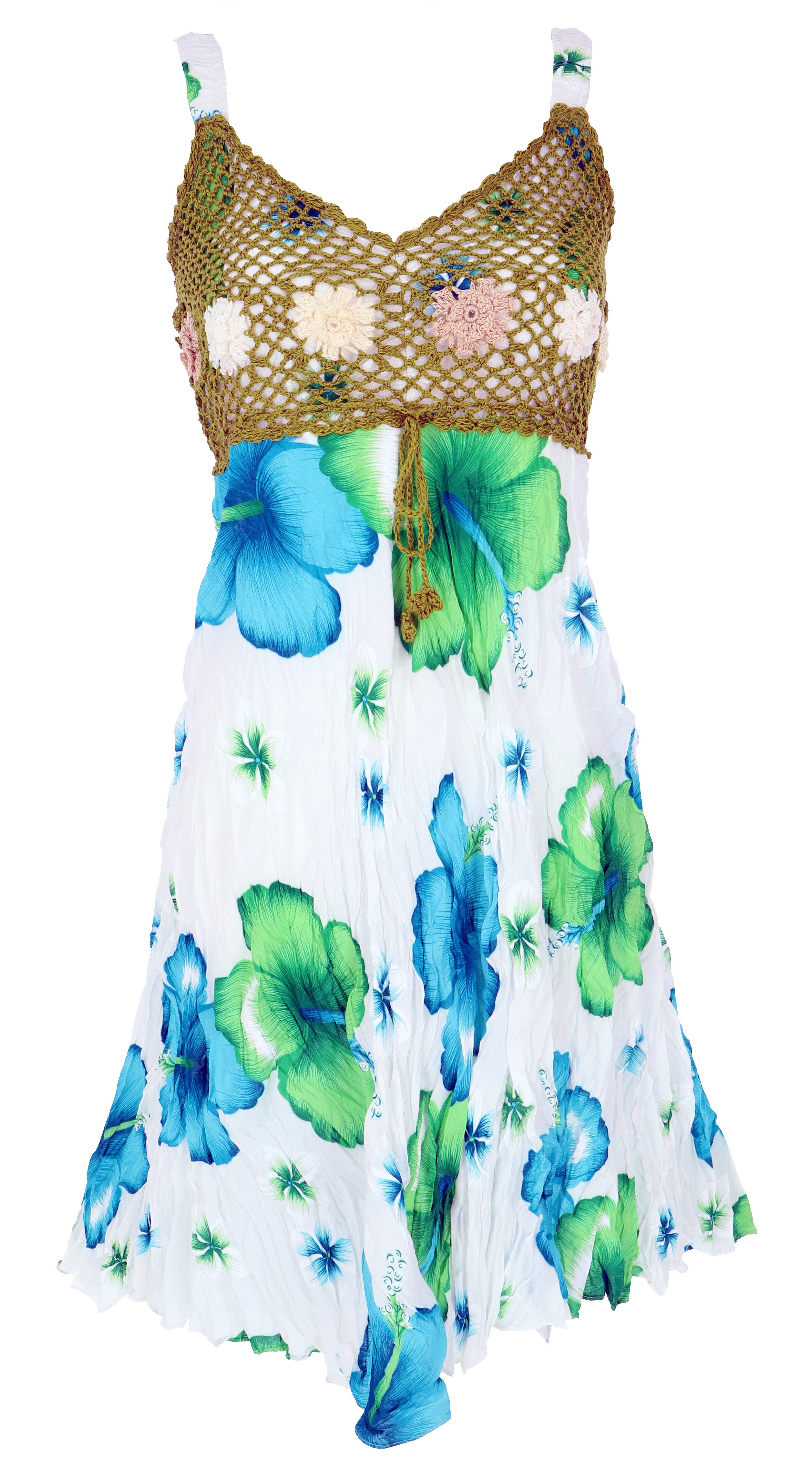 Midikleid Boho Minikleid, Sommerkleid Hawaii,..