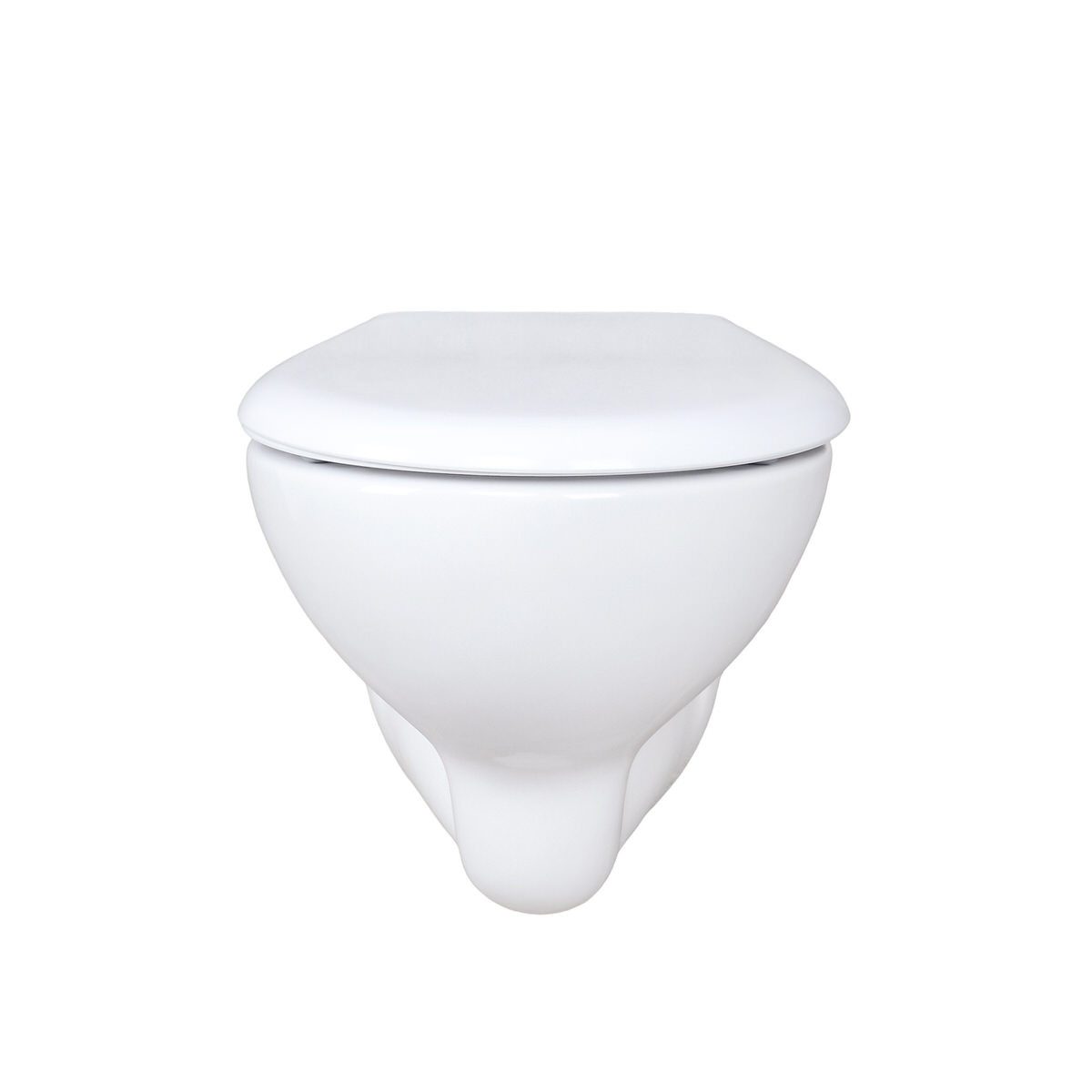 Belvit WC-Komplettset mit Vorwandelement, WC (Softclose-Sitz) & Betätigungsplatte, vormontiertes Vorwandelement (höhenverstellbar), (selbsttragendes System 1-St. für die Trockenbaumontage), Unterputz-Spülkasten mit Zwei-Mengen-Technik 3/6L, Tragkraft bis 400kg