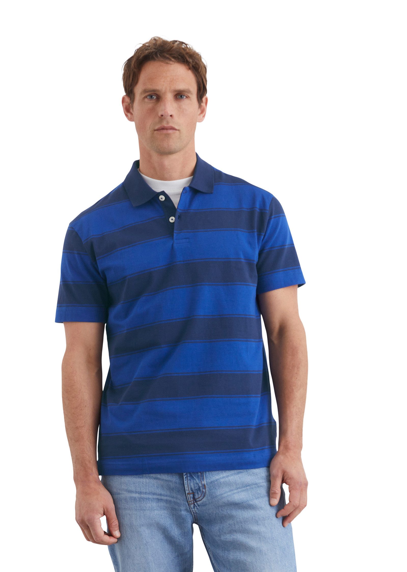 Marc OPolo Poloshirt "aus Bio-Baumwolle" günstig online kaufen