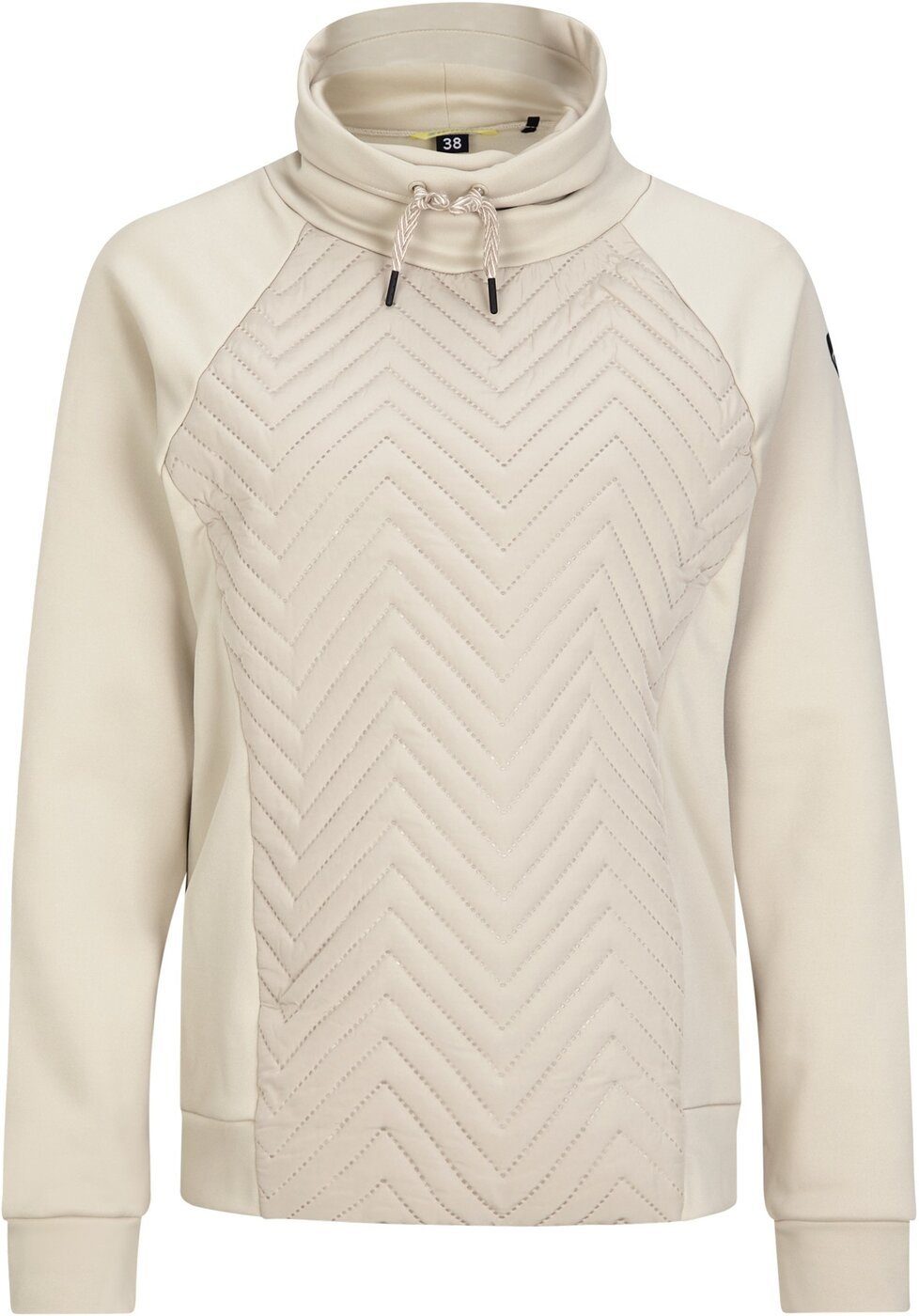 Ziener Kapuzenpullover JAORA lady (underlayer) silver beige