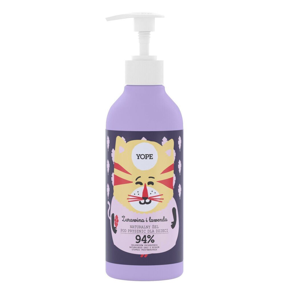 YOPE Duschgel Natürliches Baby Duschgel Cranberry & Lavendel