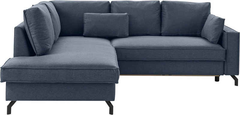 exxpo - sofa fashion Ecksofa Daytona, wahlweise mit Bettfunktion und Bettkasten, L-Form