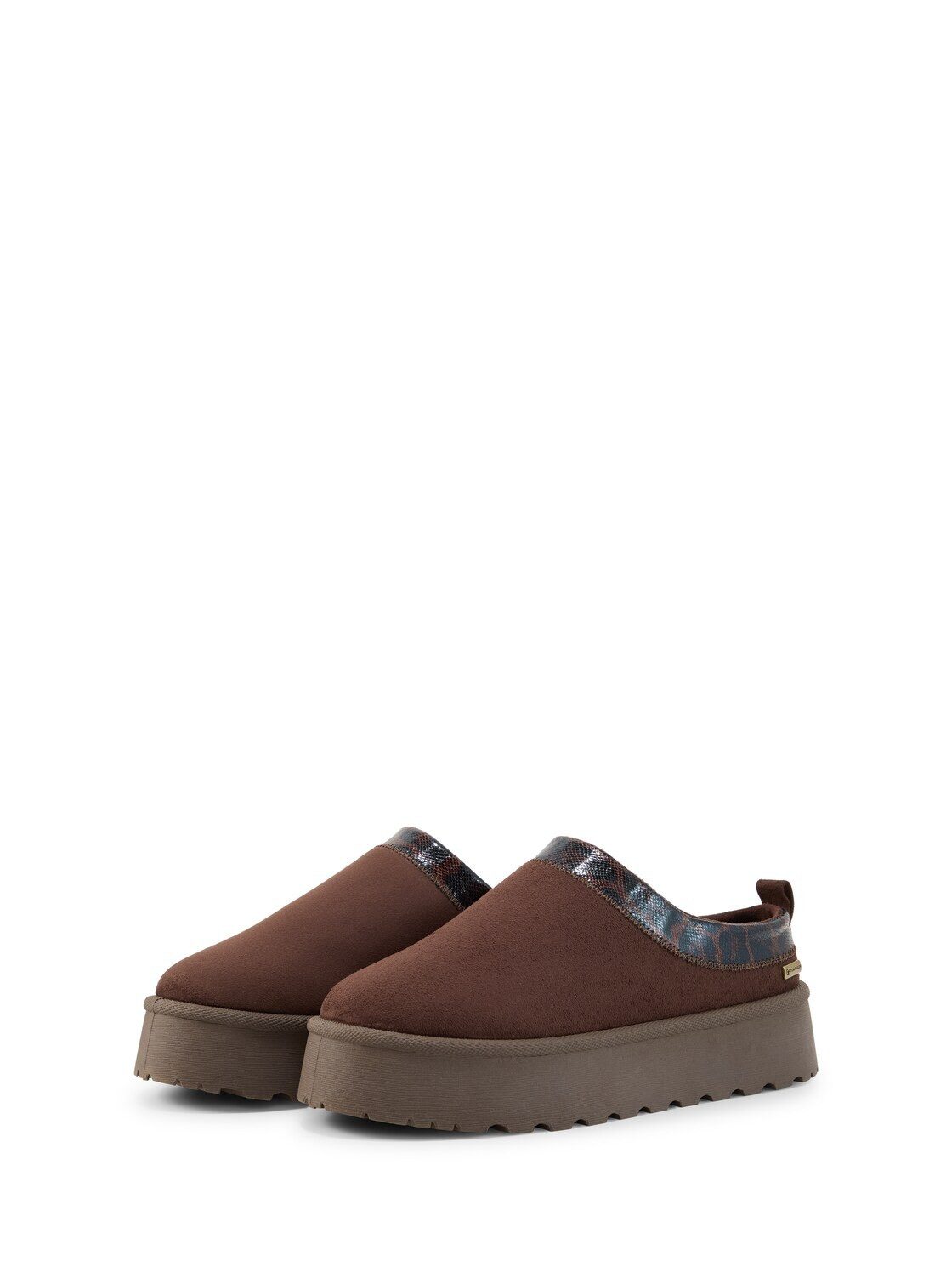 TOM TAILOR Shoes Licence Winterboots Gefütterte Slipper mit Plateau-Sohle