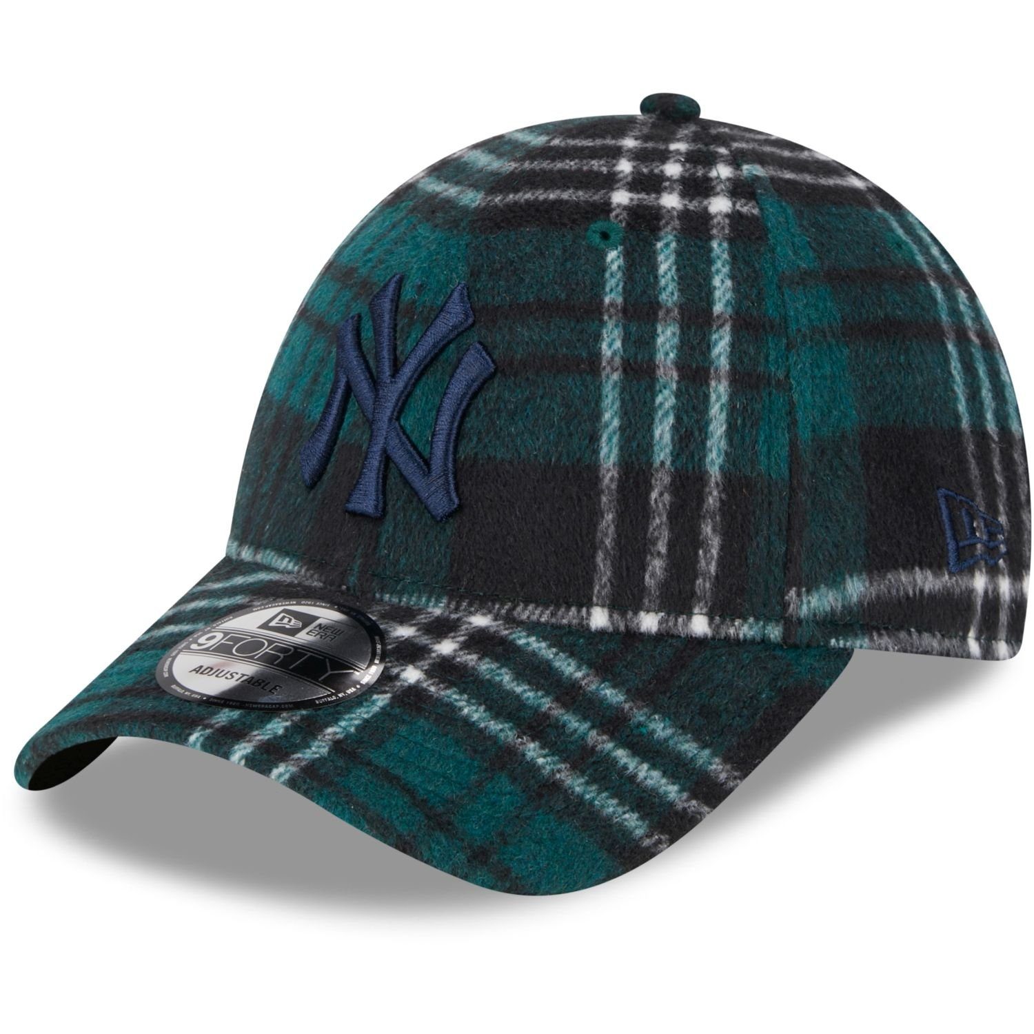 New Era Baseball Cap 9Forty Strapback GLEN CHECK New York Yankees