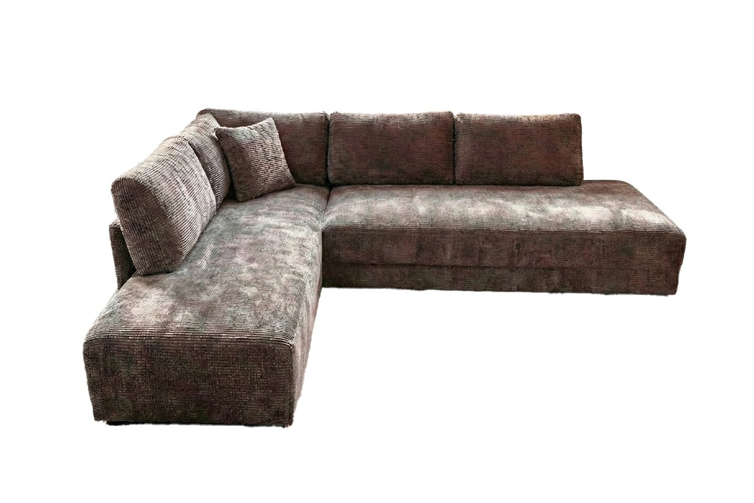 KAWOLA Schlafsofa SADIRA Ecksofa mit Schlaffunktion – Modern & Komfortabel, Eckcouch mit Stoffbezug – Bettsofa – Viel Platz, hoher Wohnkomfort
