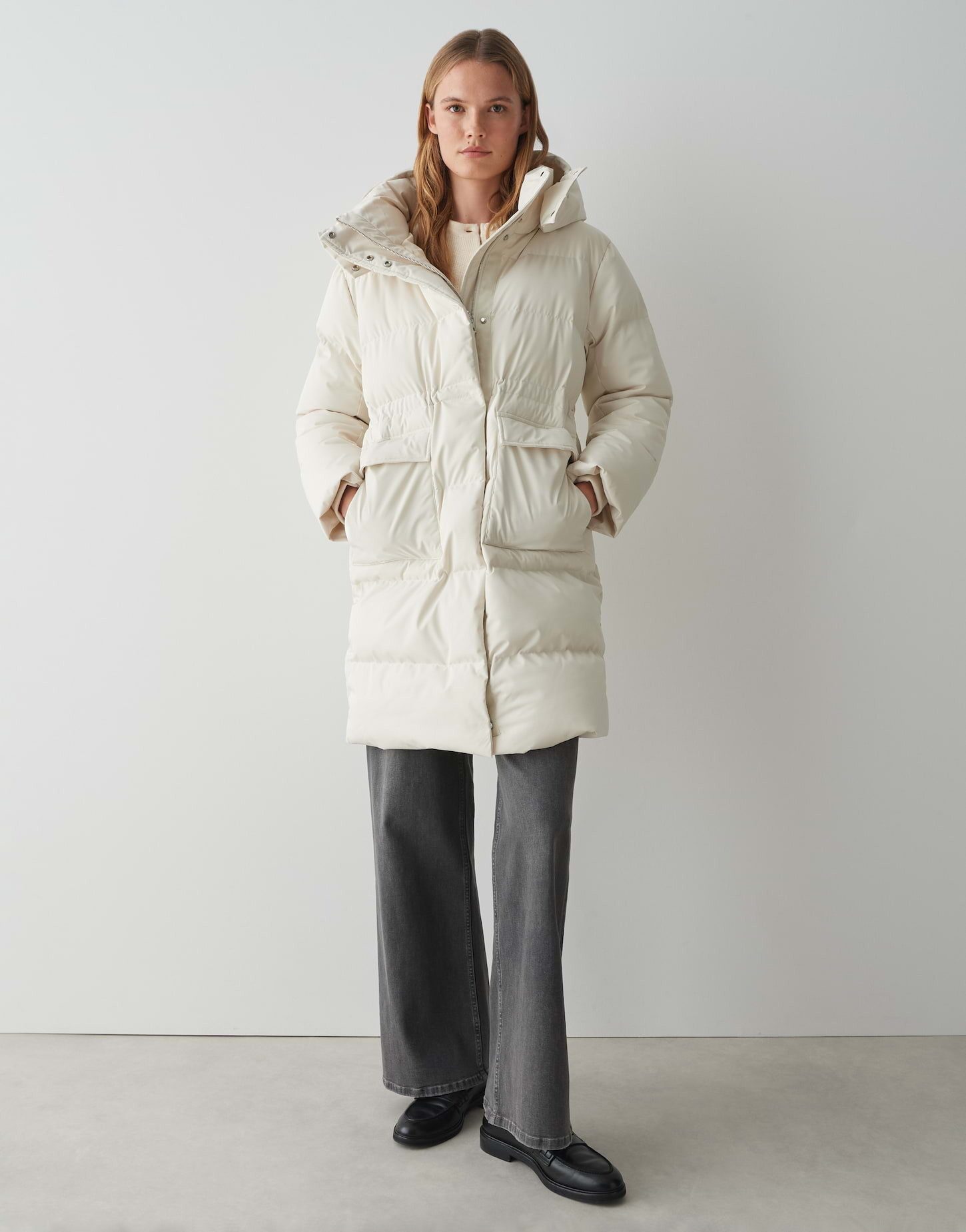 OPUS Steppmantel HALLUSI mit recycelter Füllung knielang, Steppmuster, Zwei günstig online kaufen