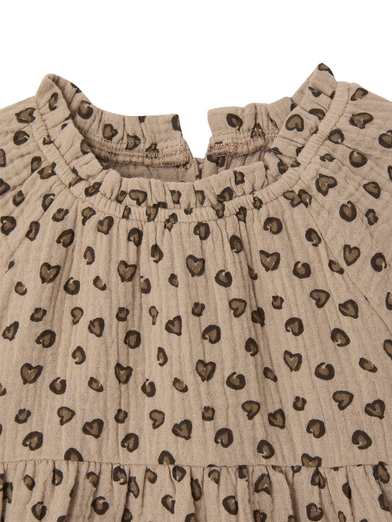 vertbaudet Minikleid Mädchen Baby Volantkleid aus Baumwollmusselin – Bild 3 von 5