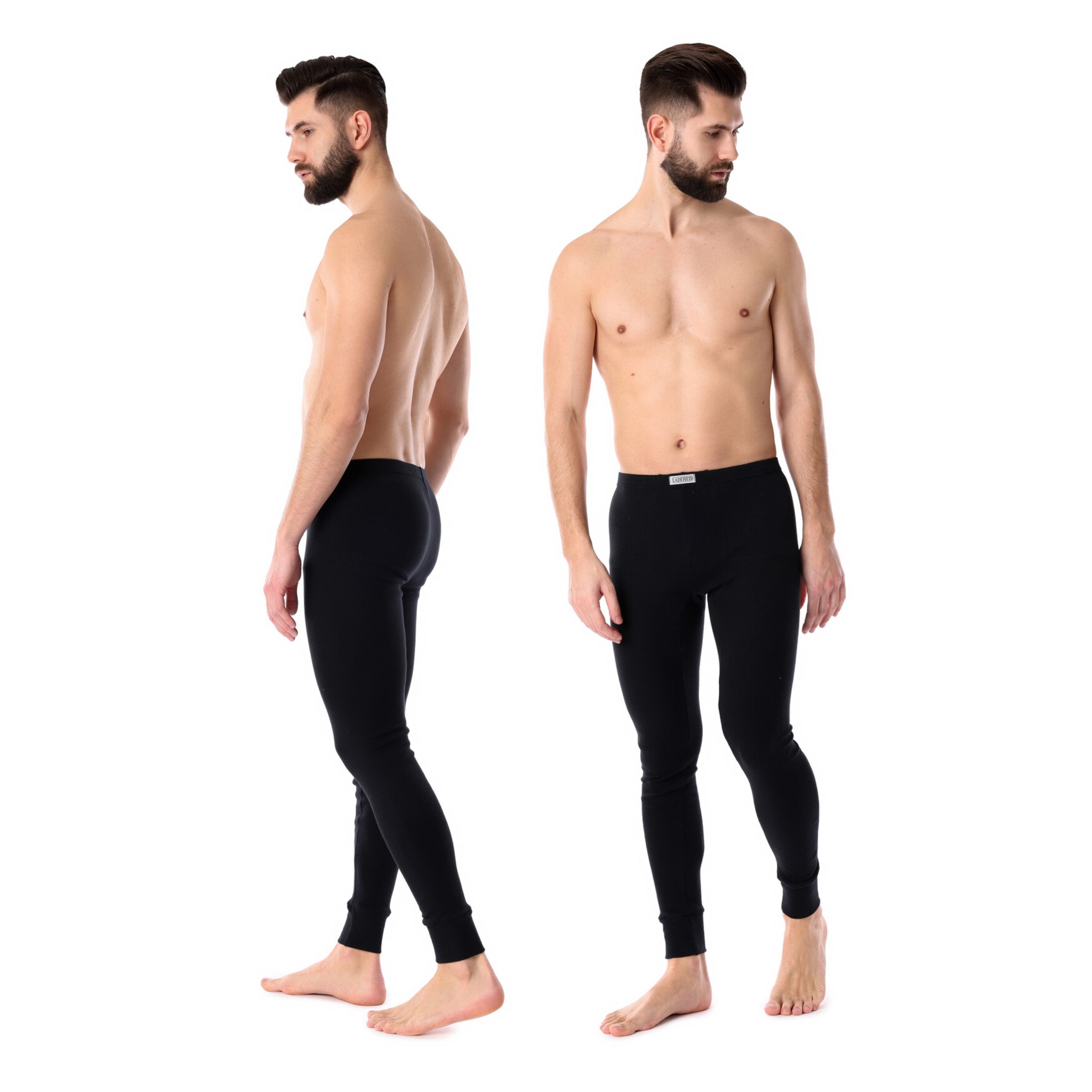 Ladeheid Lange Unterhose 2-er Pack Herren lange Thermounterhose LA40-247 (1-St)