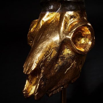 Hansmeier Skulptur »Deko Skulptur Steinbock, Silber & Gold, Für Außen & Innen«