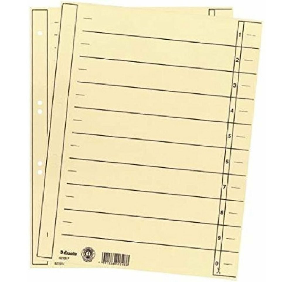 Thumbnail - ESSELTE Designpapier Trennblatt A4 chamois