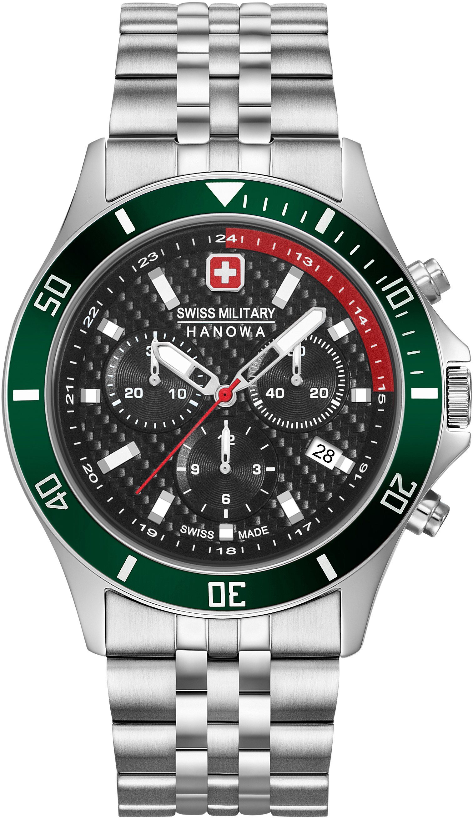 Military RACER CHRONO, Swiss Chronograph Hanowa FLAGSHIP 06-5337.04.007.06