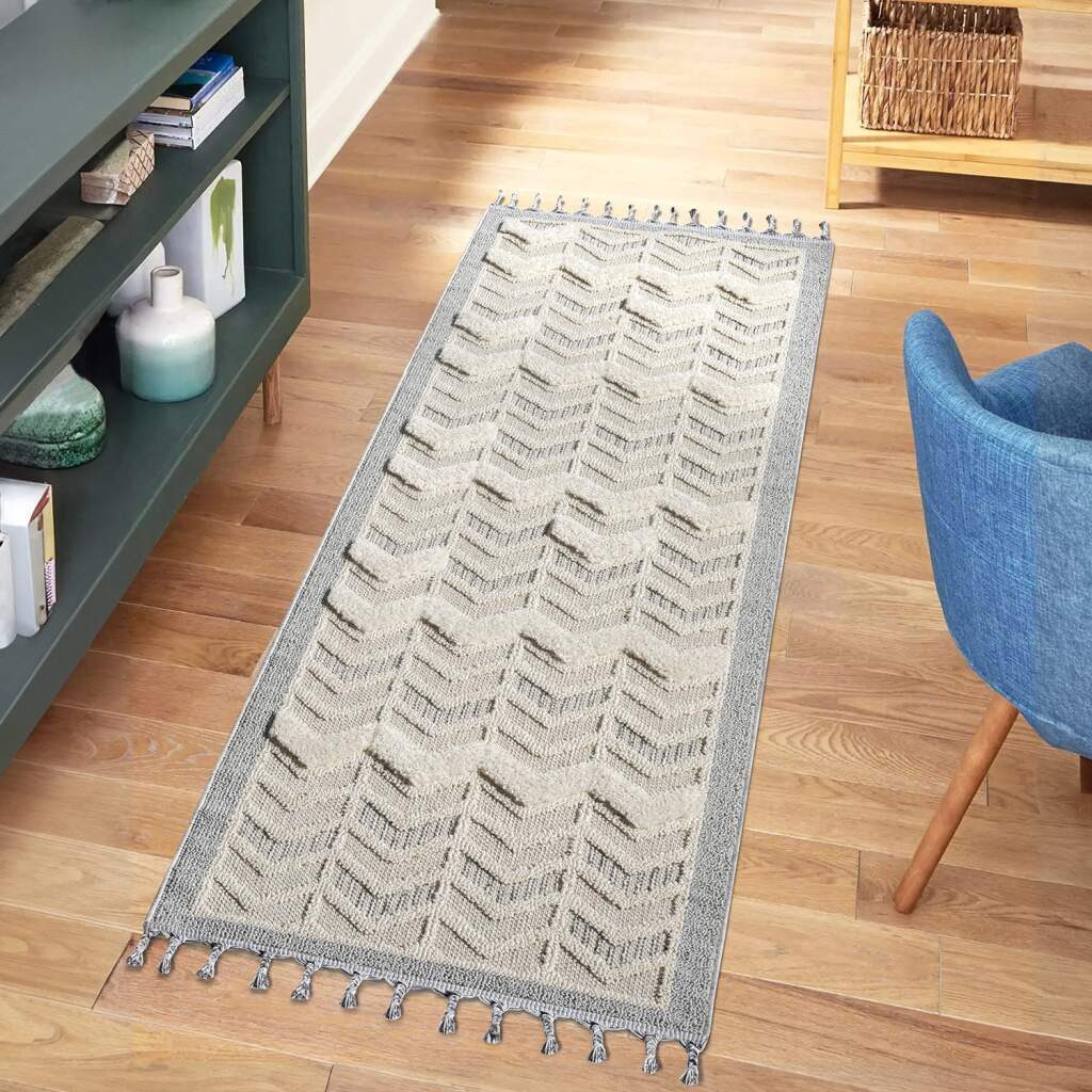 Carpet City Hochflor-Teppich VALENCIA 920, rechteckig, Höhe: 20 mm, Läufer, günstig online kaufen