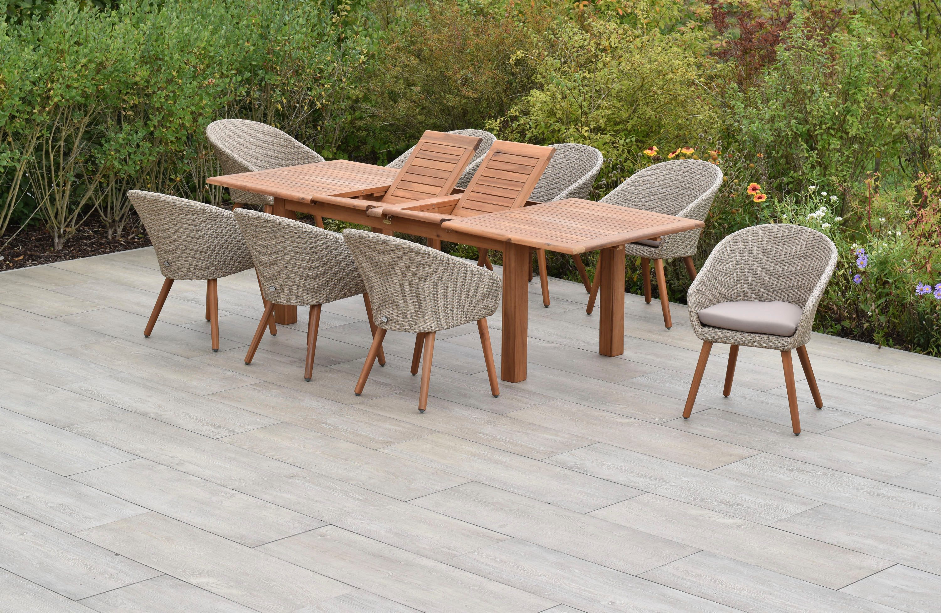 MERXX Garten-Essgruppe »Arrone«, (Set, 9-tlg., Tisch günstig online kaufen
