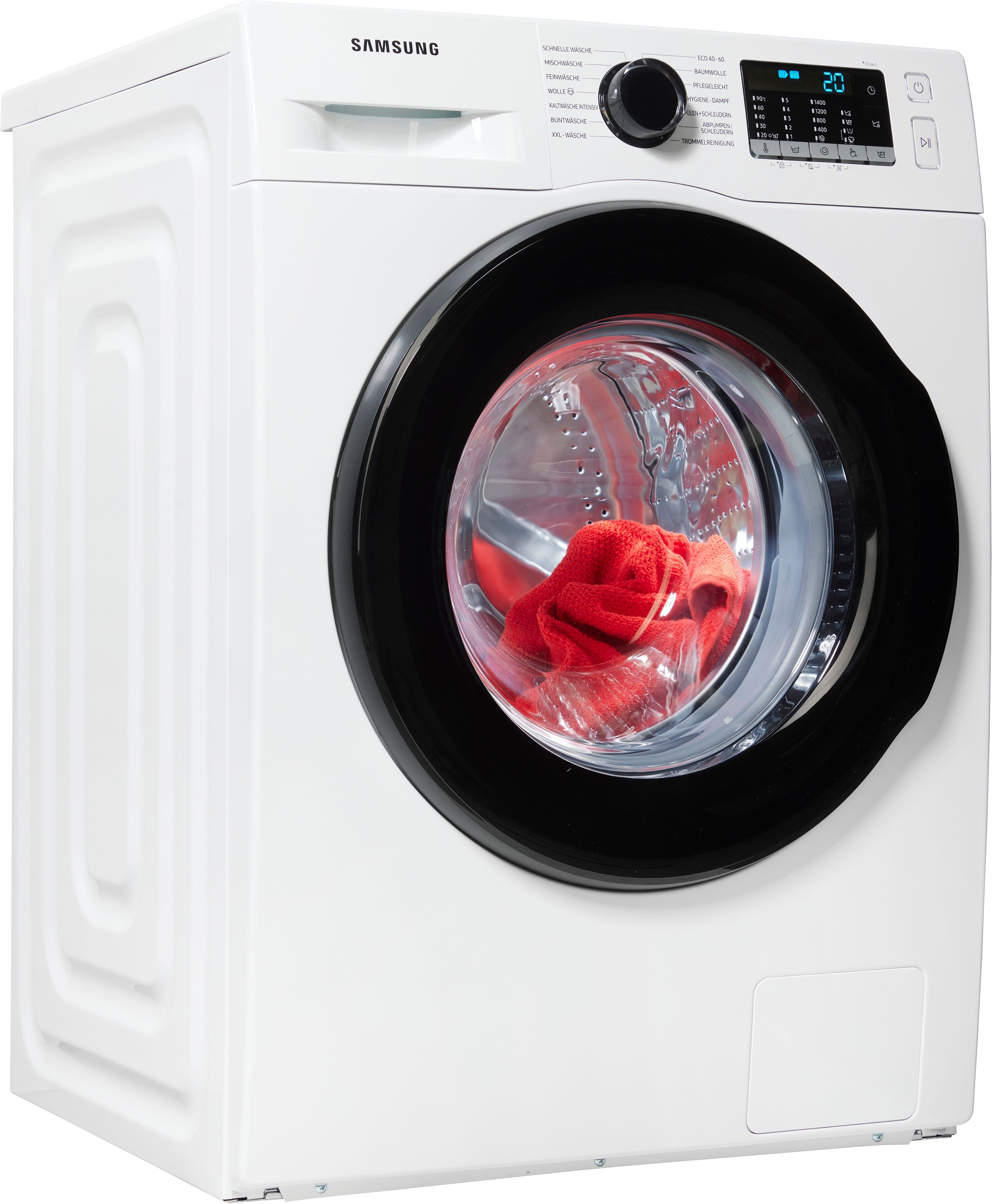 Samsung Waschmaschine WW9ETA049AE, 9 kg, 1400 U/min, SchaumAktiv