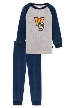 Schiesser Pyjama "Rat Henry" (2 tlg) mit großem "W" im College-Look
