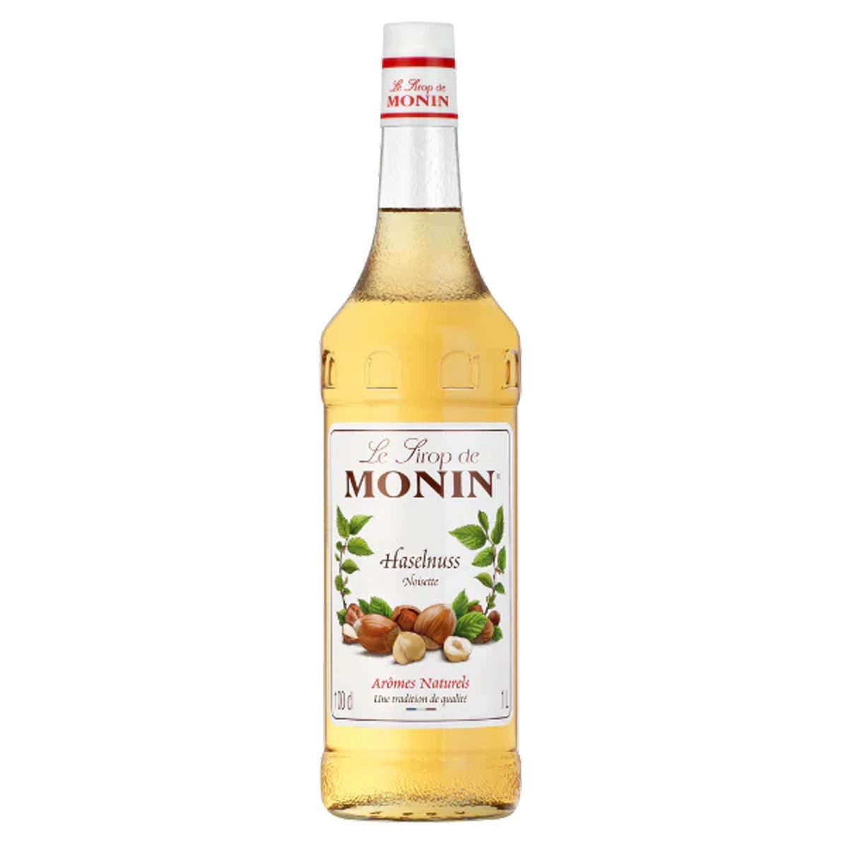 MONIN Getränke-Sirup, Monin Haselnuss Sirup ideal im Kaffee oder Milkshakes 1000ml
