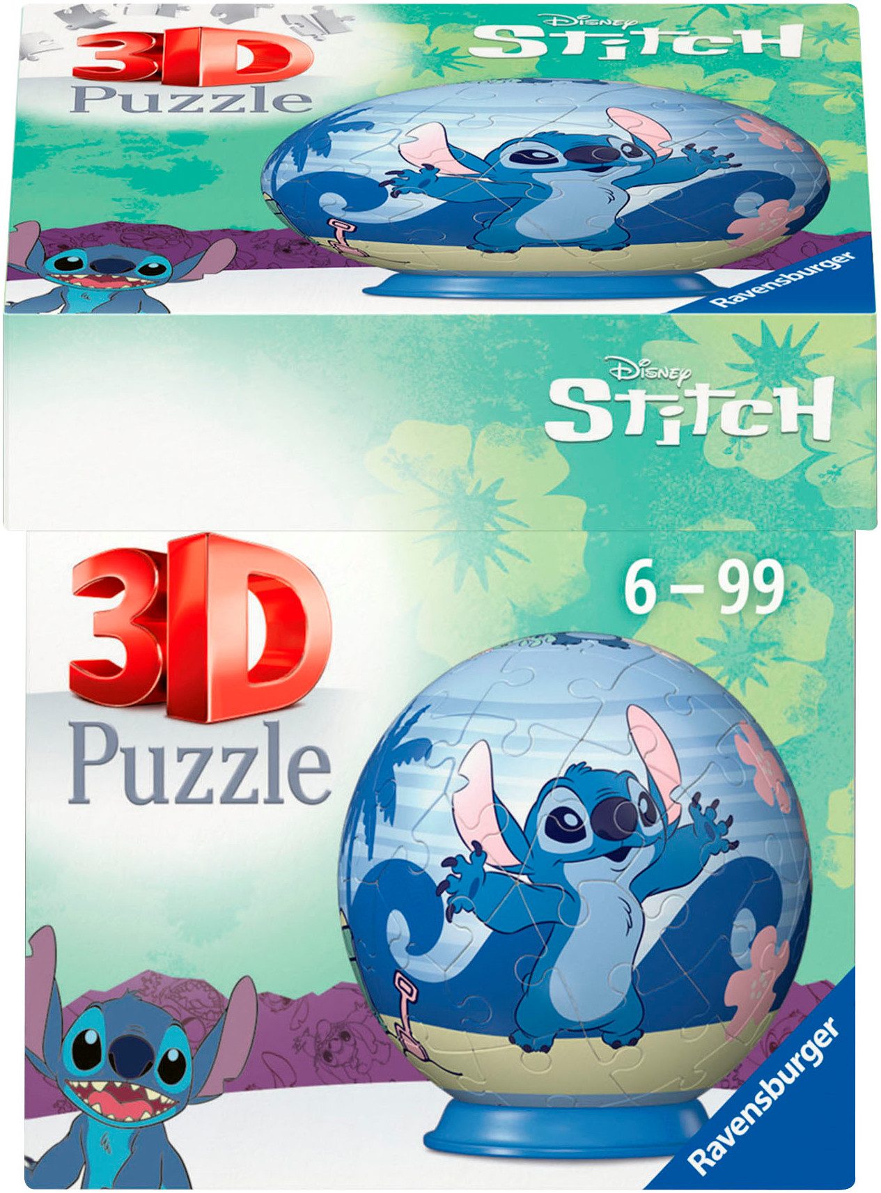 Ravensburger Puzzleball Disney Stitch, 54 Puzzleteile, günstig online kaufen